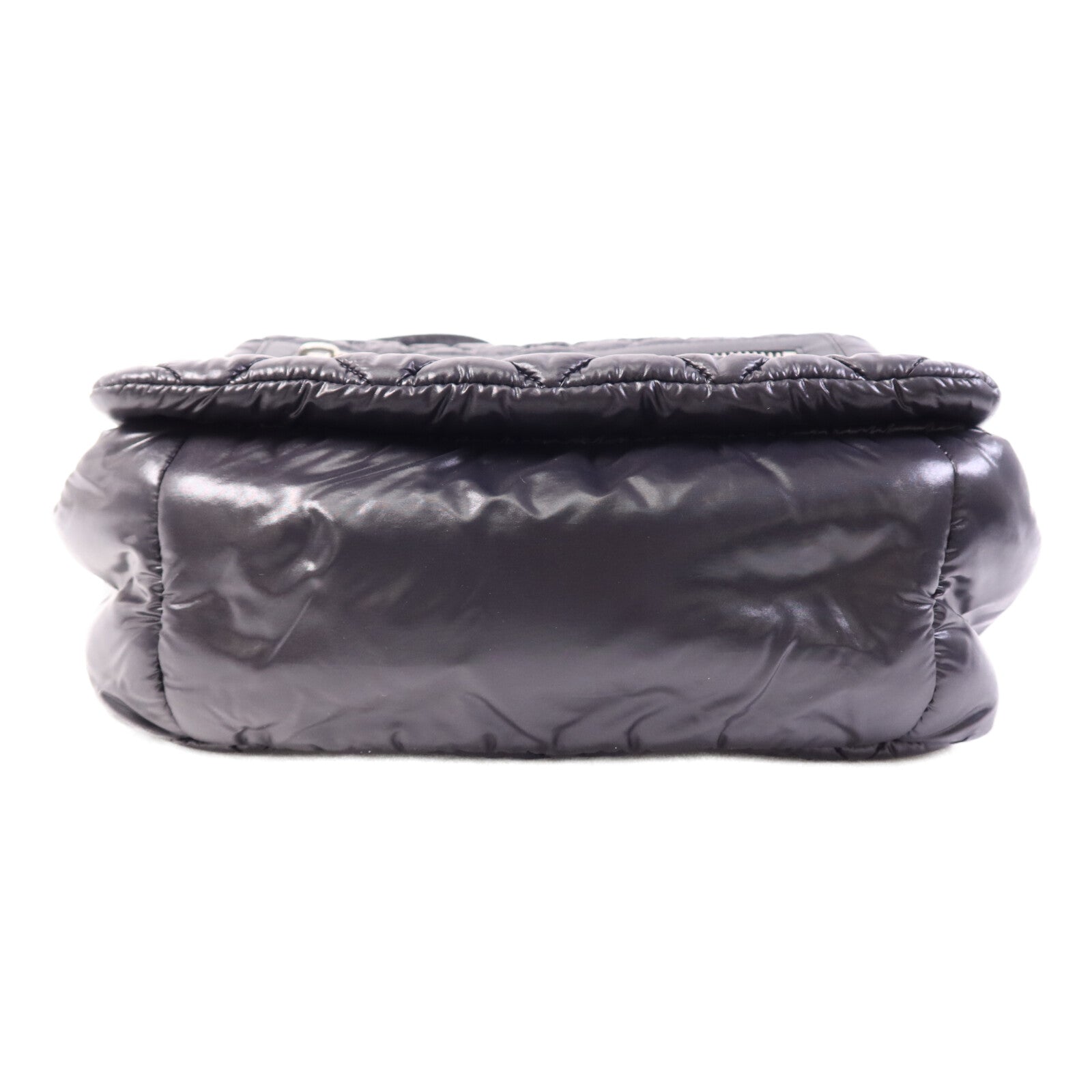 CHANEL 尼龍Coco Cocoon銀扣肩背袋