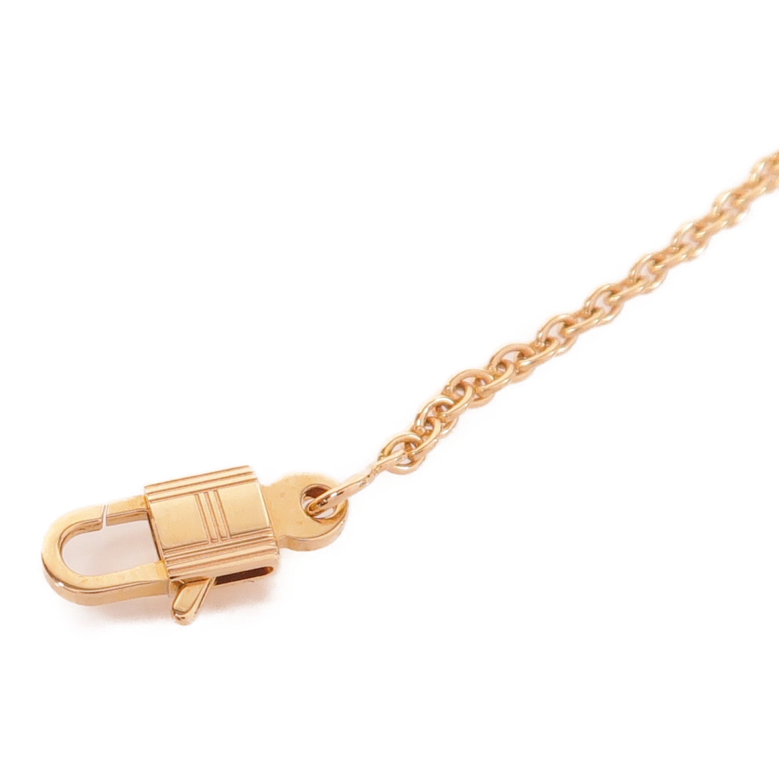 HERMES 18K玫瑰金Amulettes Constance Pendant項鍊