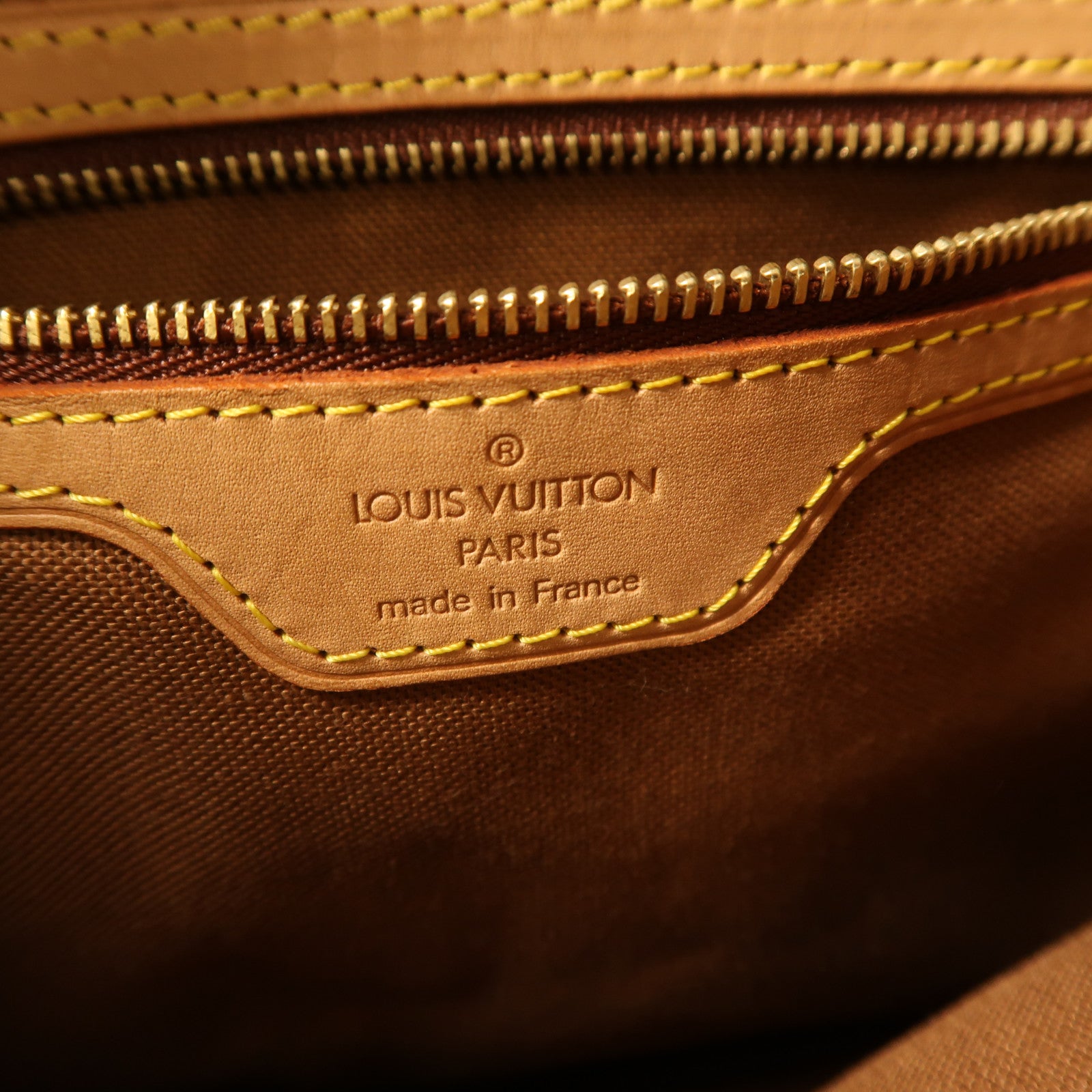 LOUIS VUITTON Monogram Cabas Piano金扣肩背袋