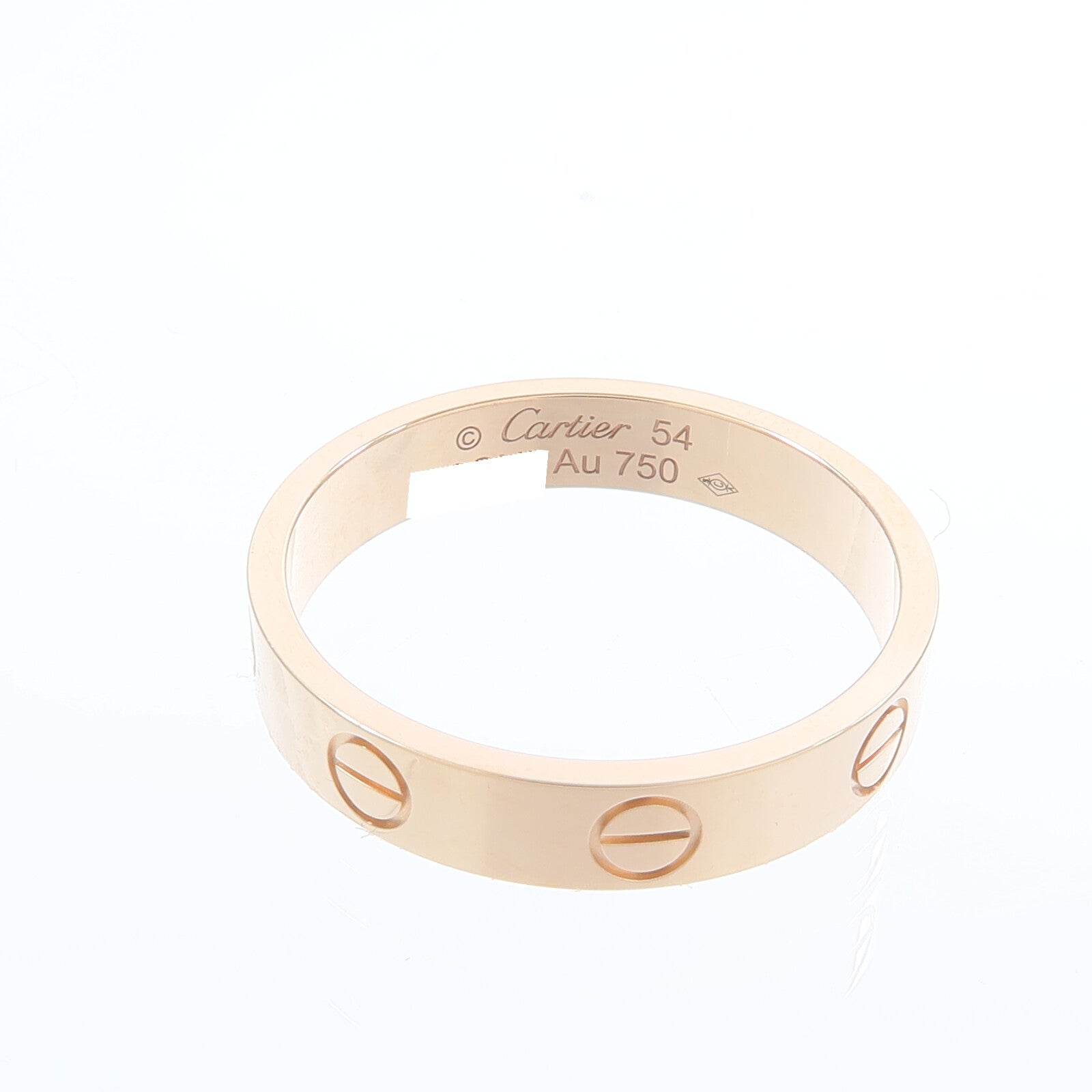 CARTIER 18K玫瑰金Mini Love Ring戒指