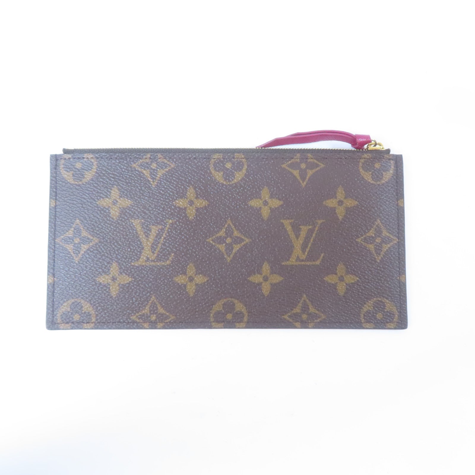 LOUIS VUITTON Monogram Felicie Pochette金扣鏈帶肩背袋啡色