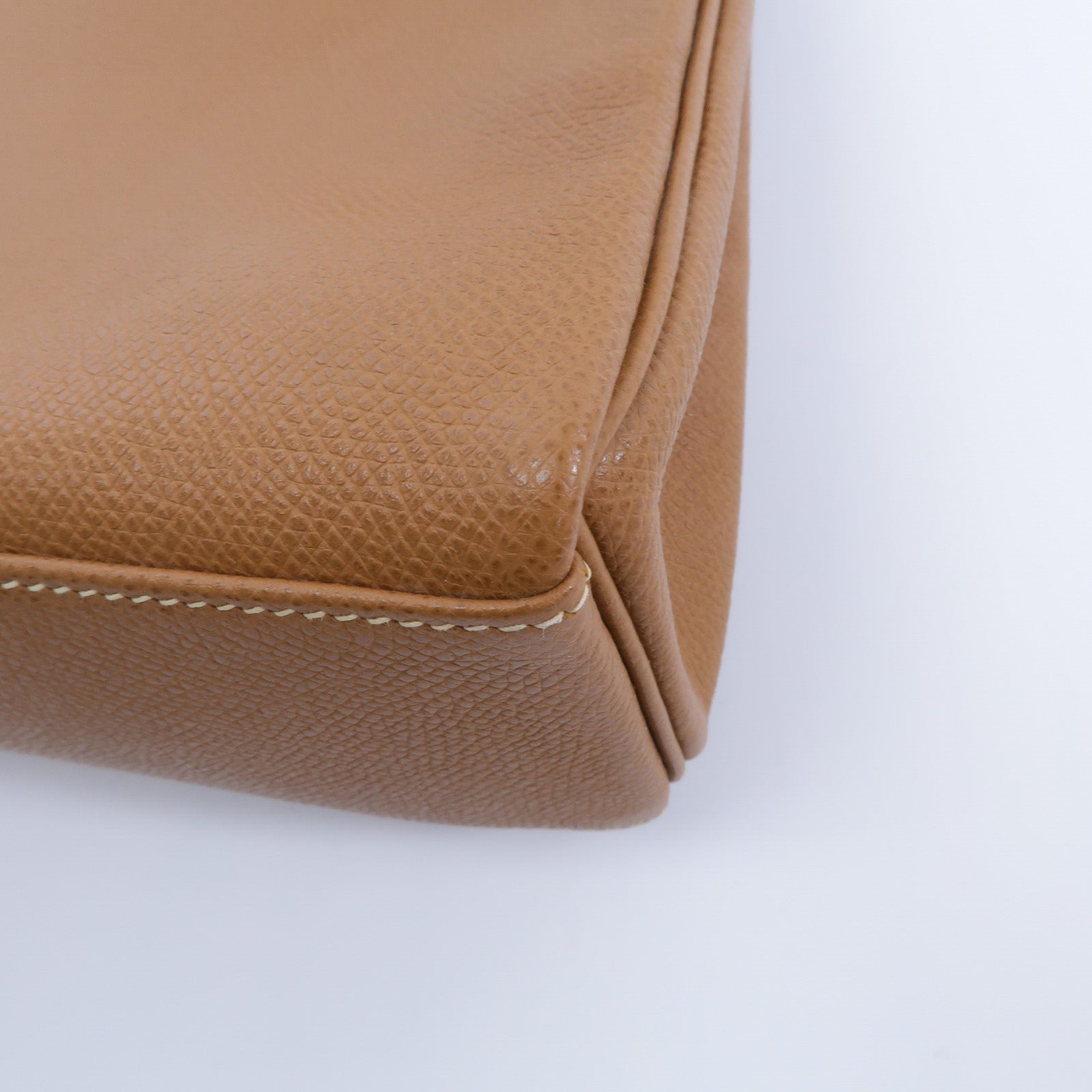 HERMES Epsom皮革Vintage Kelly Ado背包Gold
