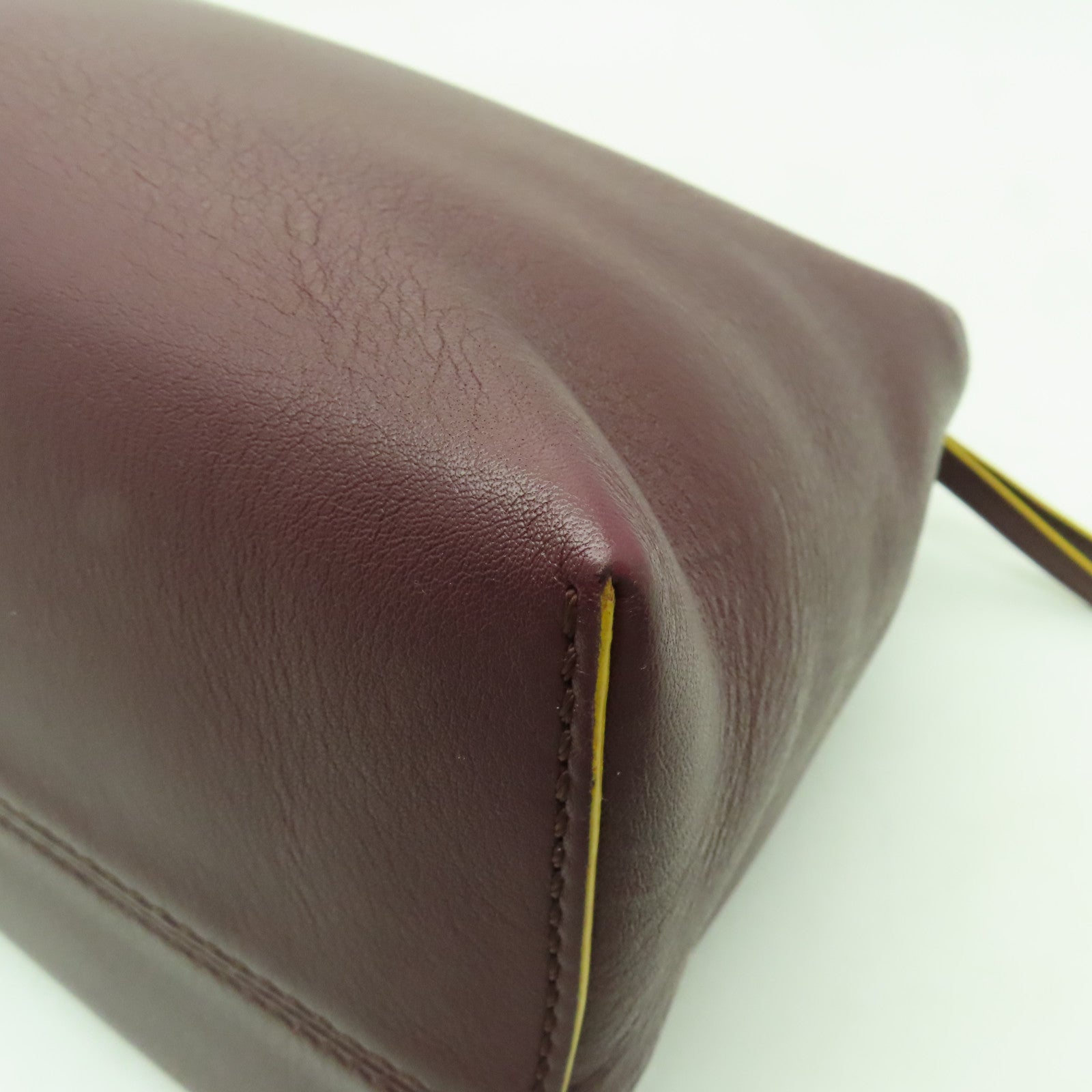 FENDI 【清倉大減價】牛皮皮革By The Way銀扣手挽肩背兩用袋棕色