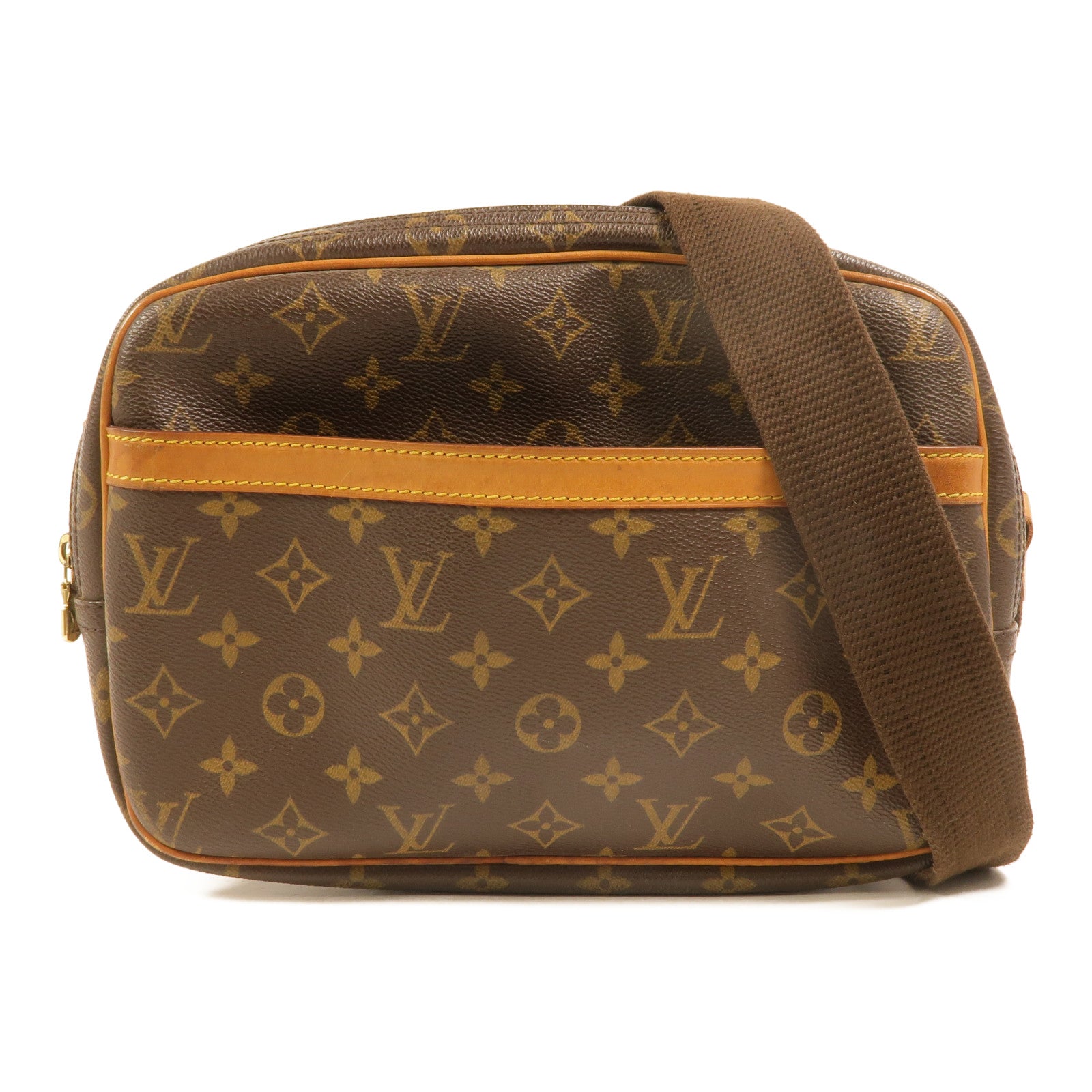 LOUIS VUITTON Monogram Reporter PM肩背袋