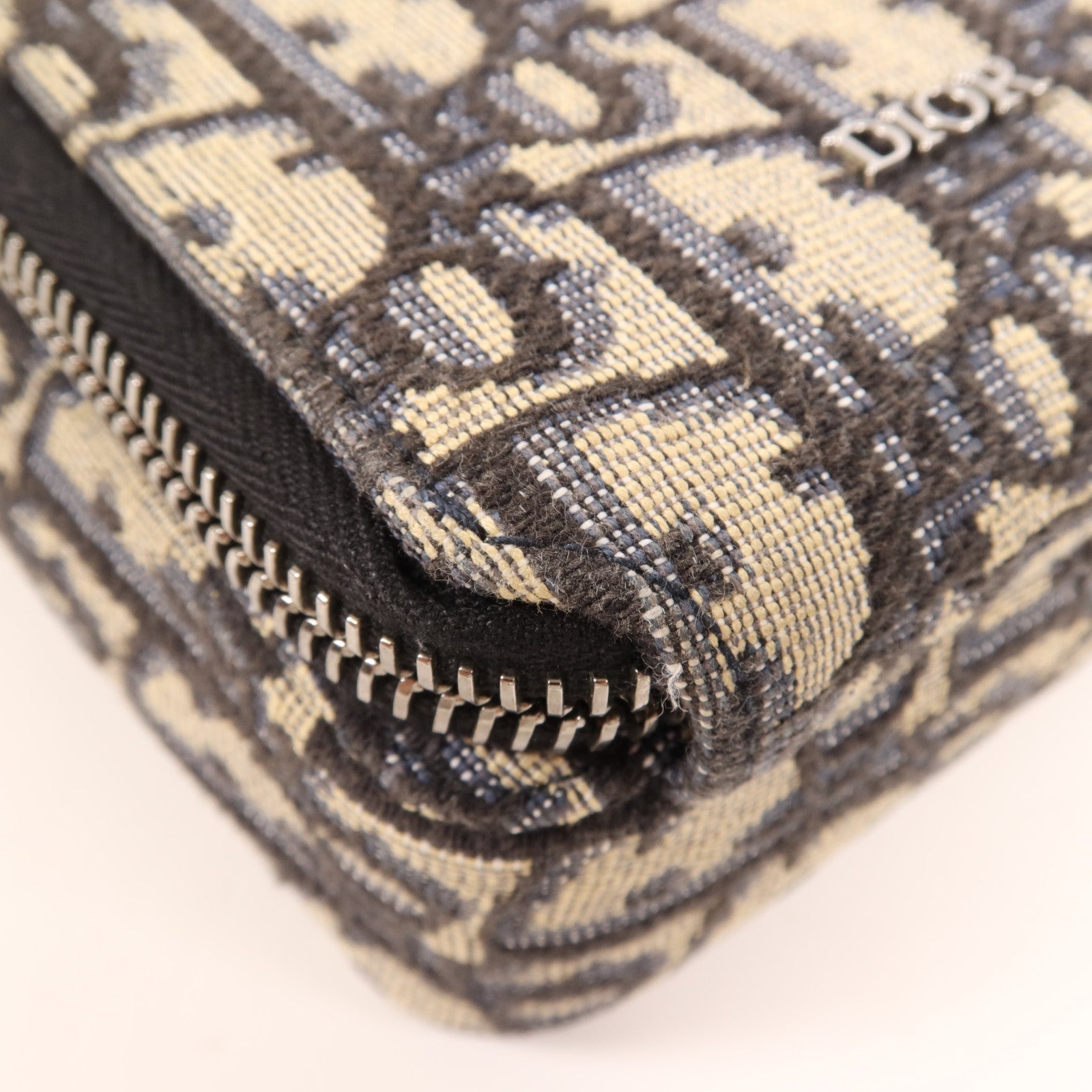 Dior 帆布Micro Rider Pouch銀扣肩背袋