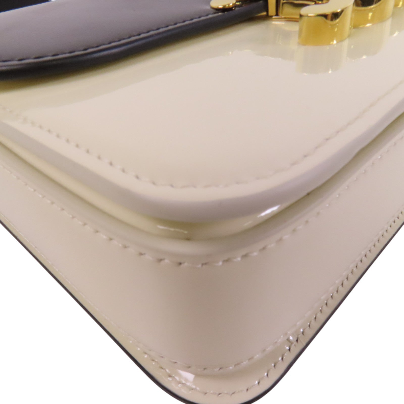 CELINE 【激減優惠】漆皮皮革Teen Garance金扣肩背袋