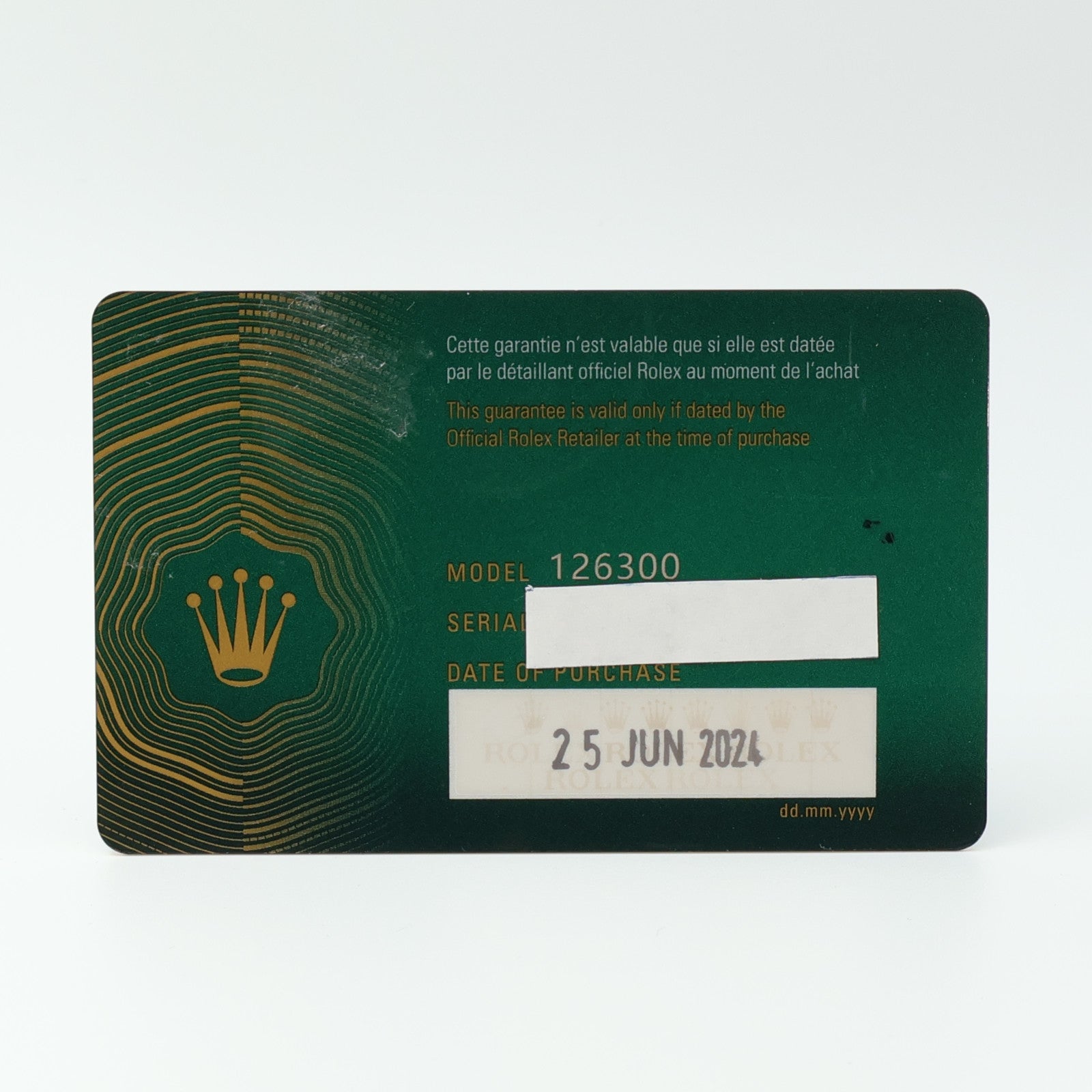 ROLEX Datejust 126300