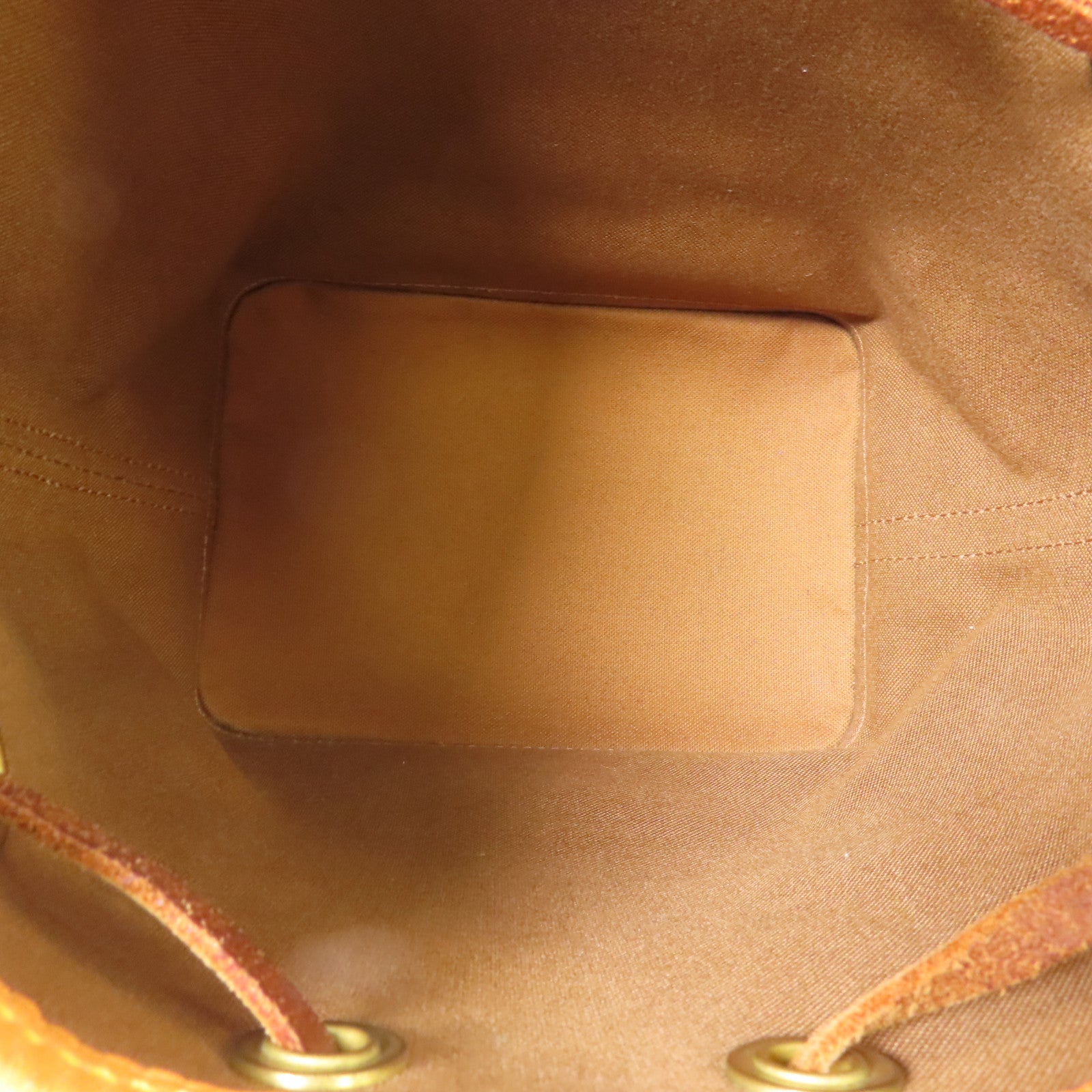 LOUIS VUITTON Monogram Noe BB金扣肩背袋棕色