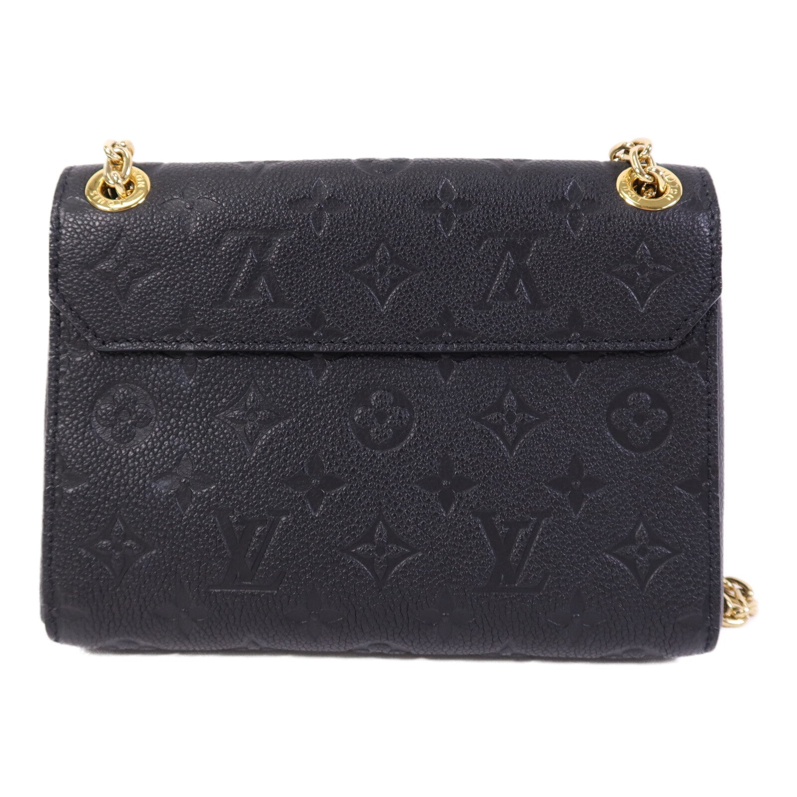 LOUIS VUITTON Monogram Empreinte Vavin BB金扣鏈帶肩背袋