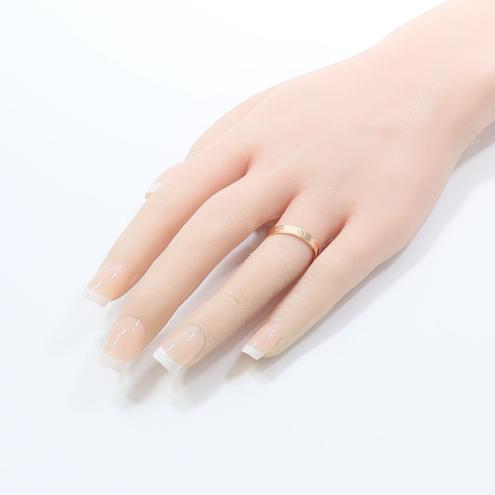 CARTIER 18K玫瑰金Mini Love Ring戒指