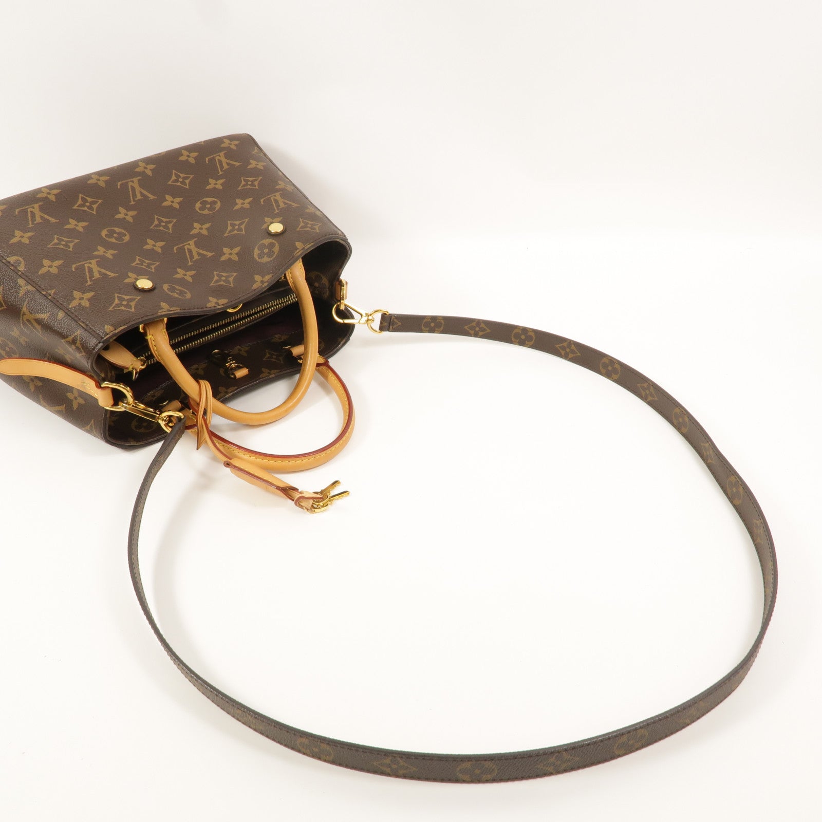 LOUIS VUITTON Monogram Montaigne BB手挽肩背兩用袋