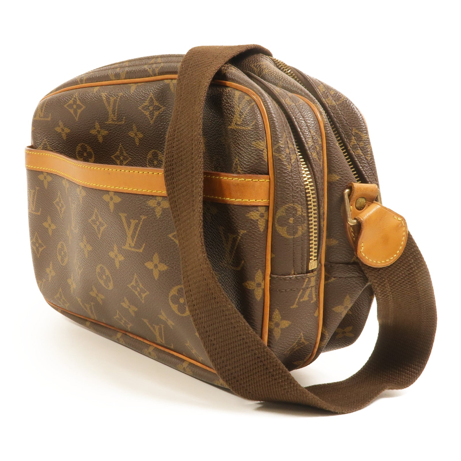 LOUIS VUITTON Monogram Reporter PM肩背袋