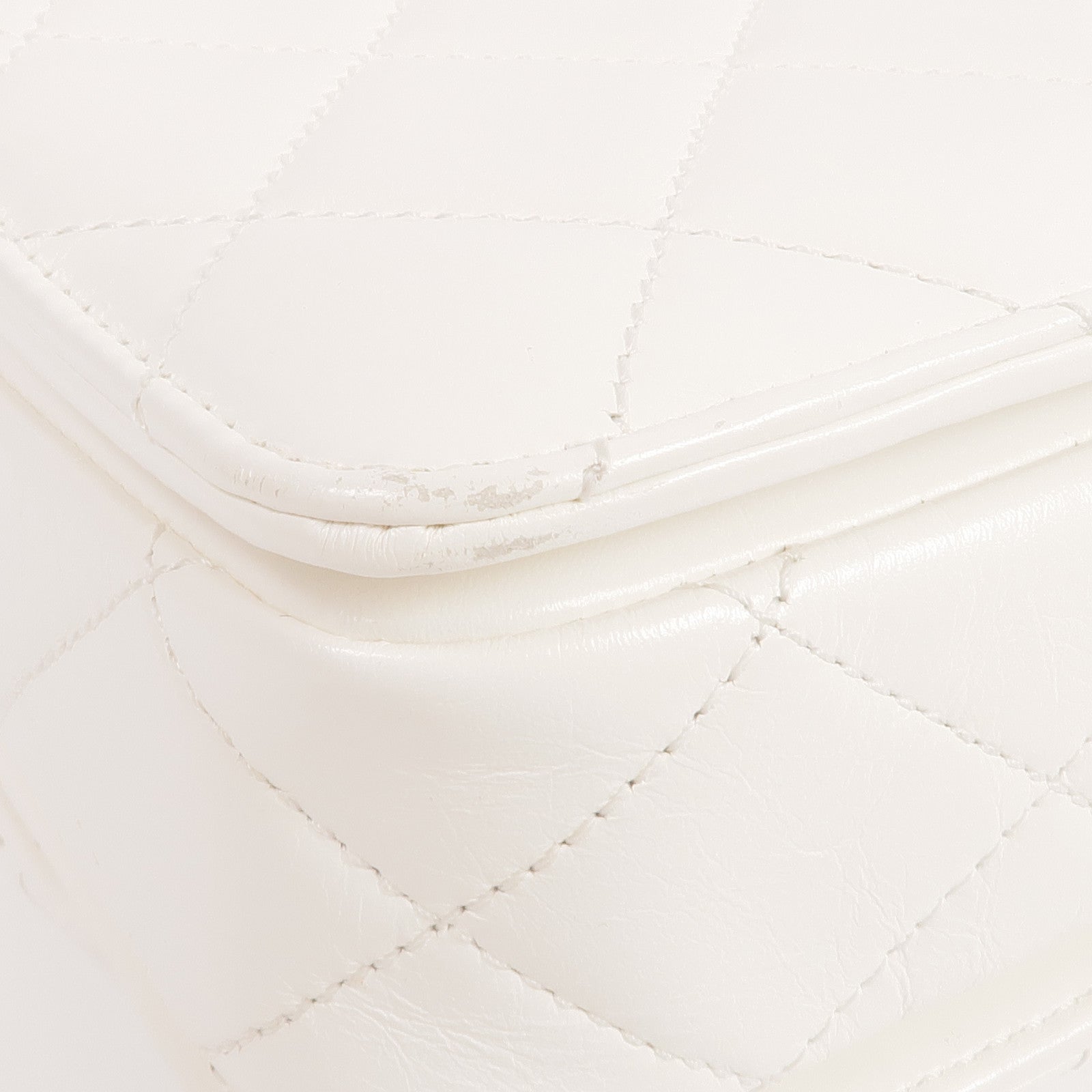 CHANEL 牛皮皮革Top Handle Mini Flap Bag金扣手挽肩背兩用袋