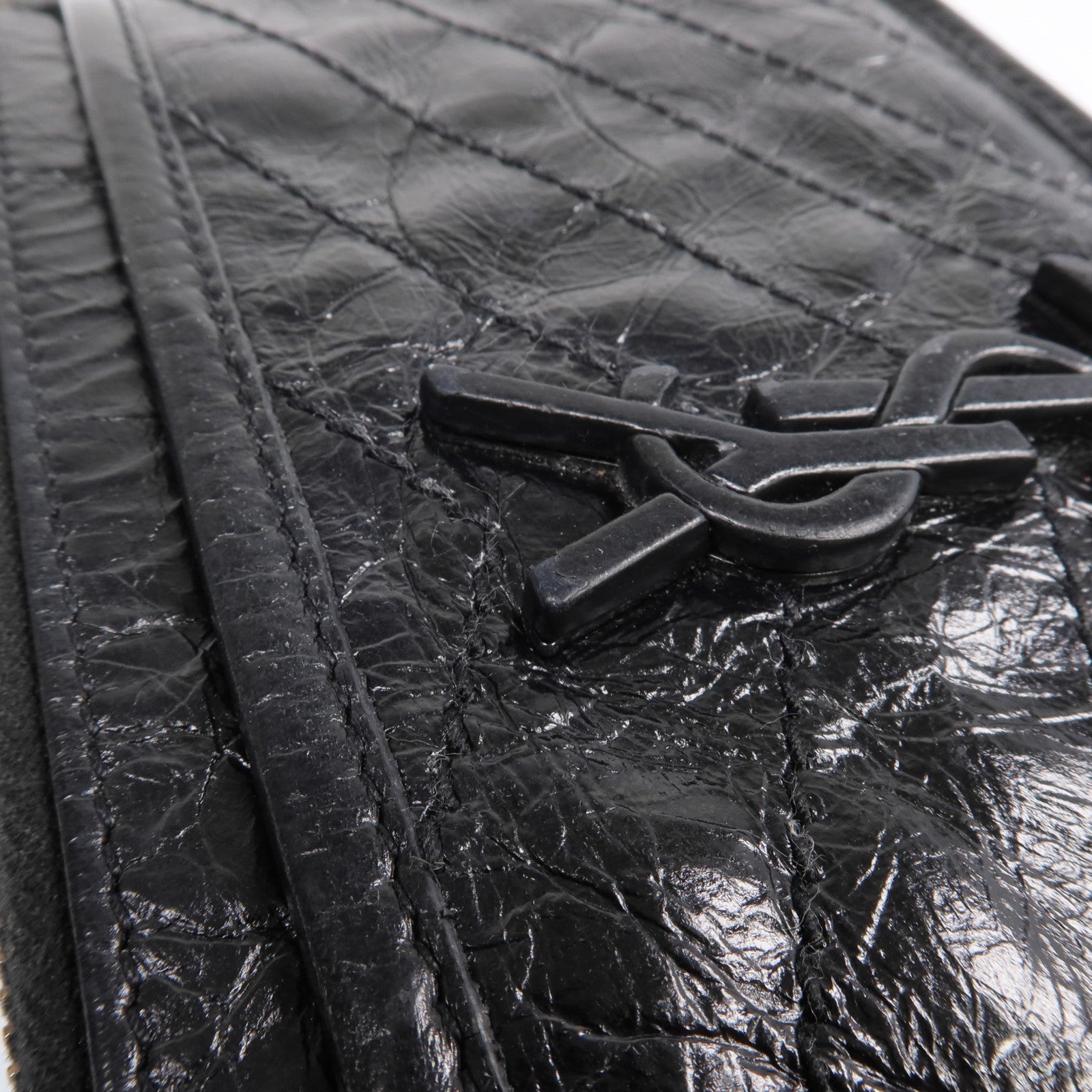 SAINT LAURENT 牛皮皮革Niki Bill Pouch手拿包