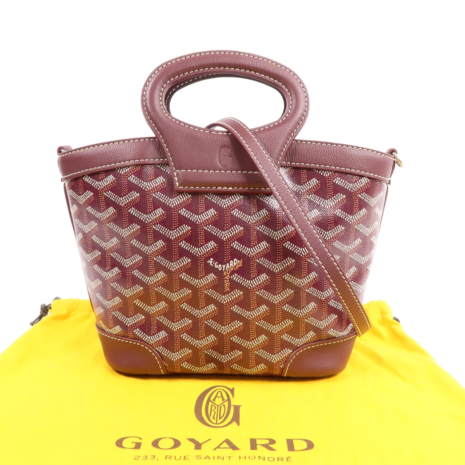 GOYARD 塗層帆布Beluga Mini手挽肩背兩用袋
