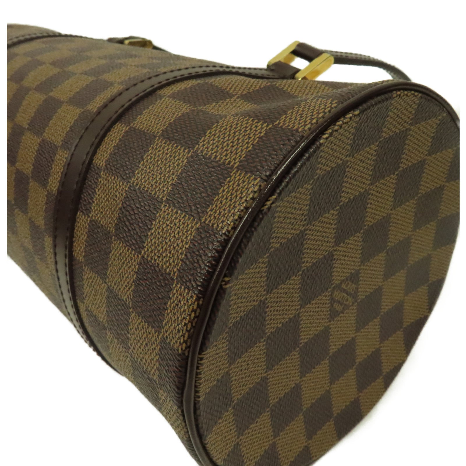 LOUIS VUITTON Damier Papillon GM金扣肩背袋啡色