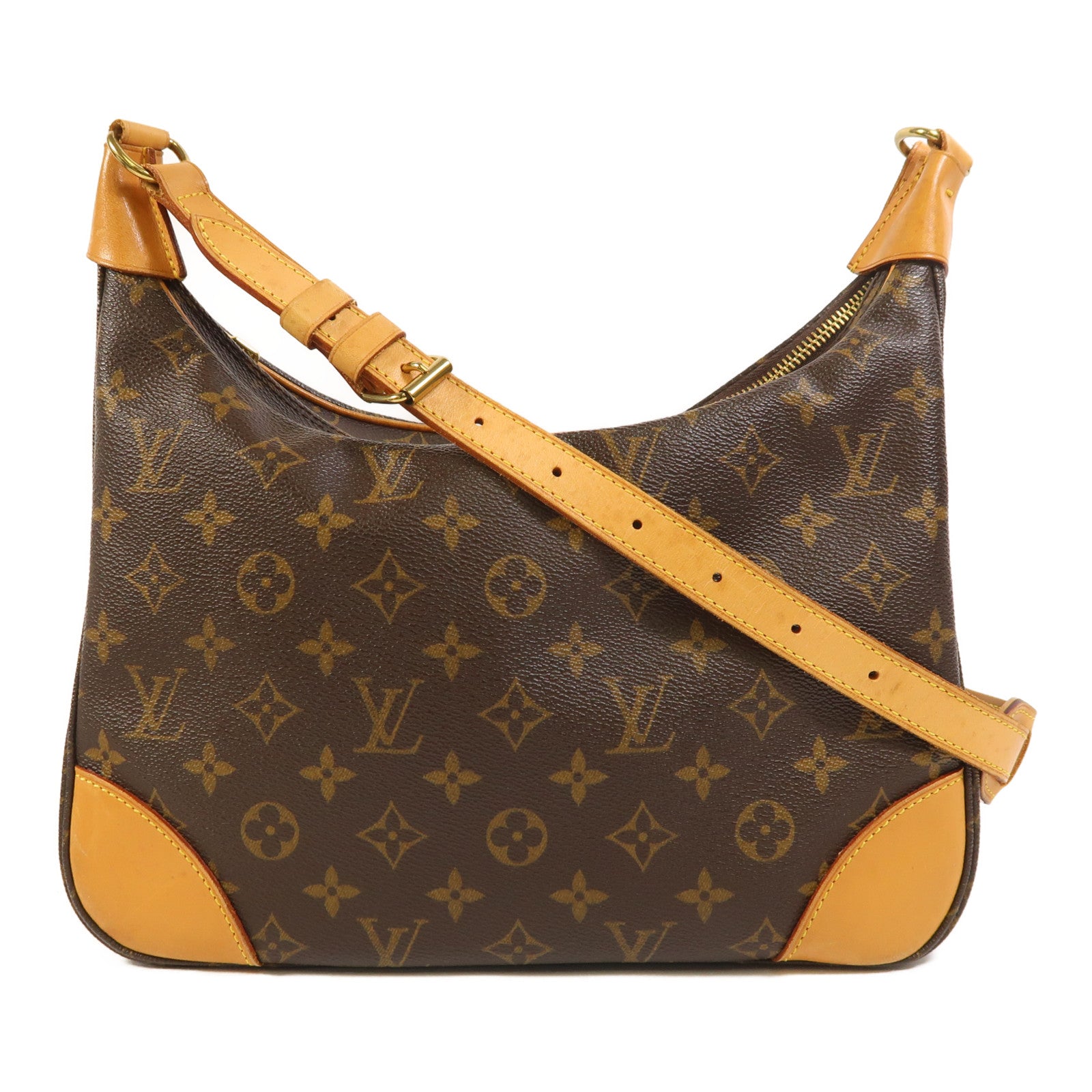 LOUIS VUITTON Monogram Boulogne金扣肩背袋