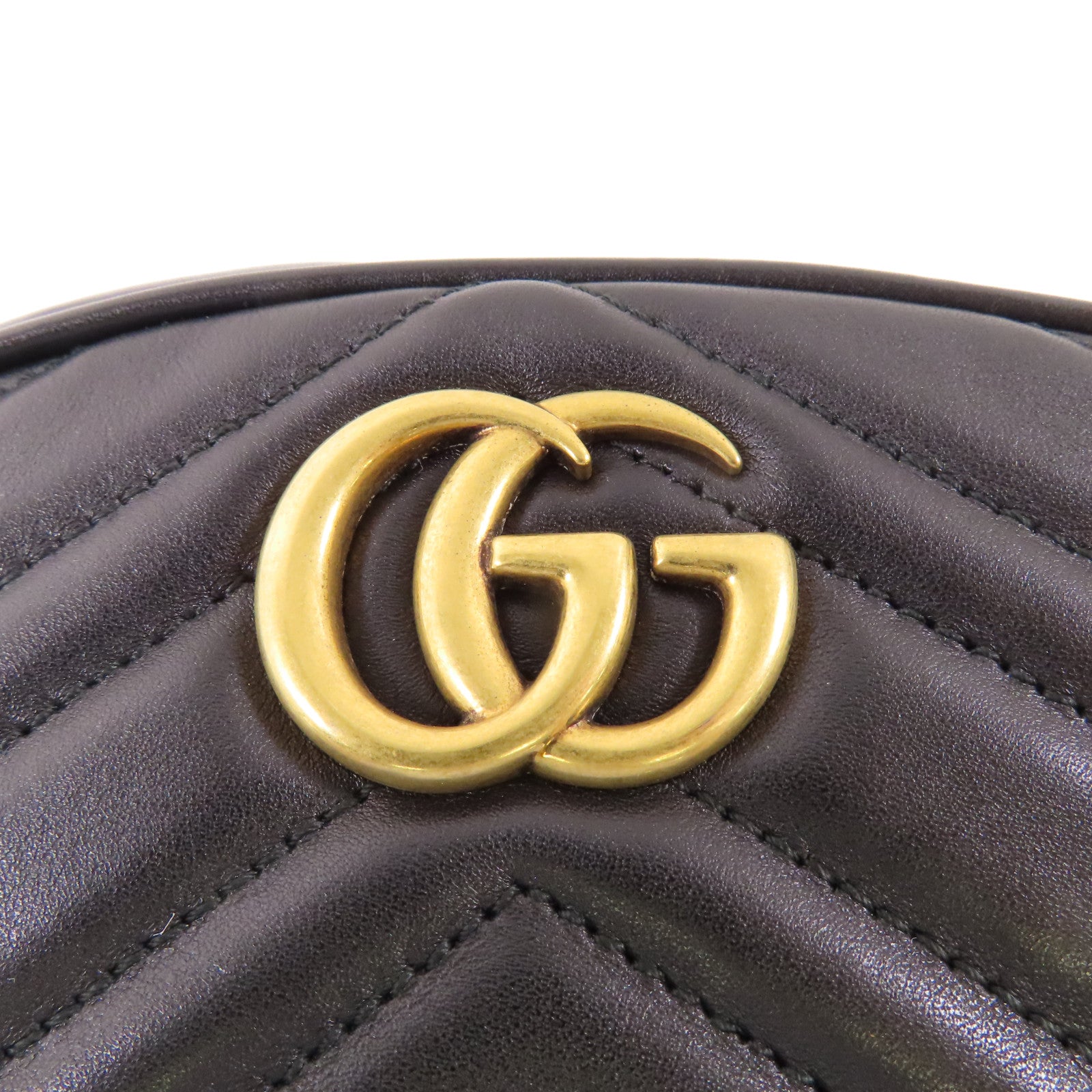 GUCCI 皮革GG Marmont金扣腰包