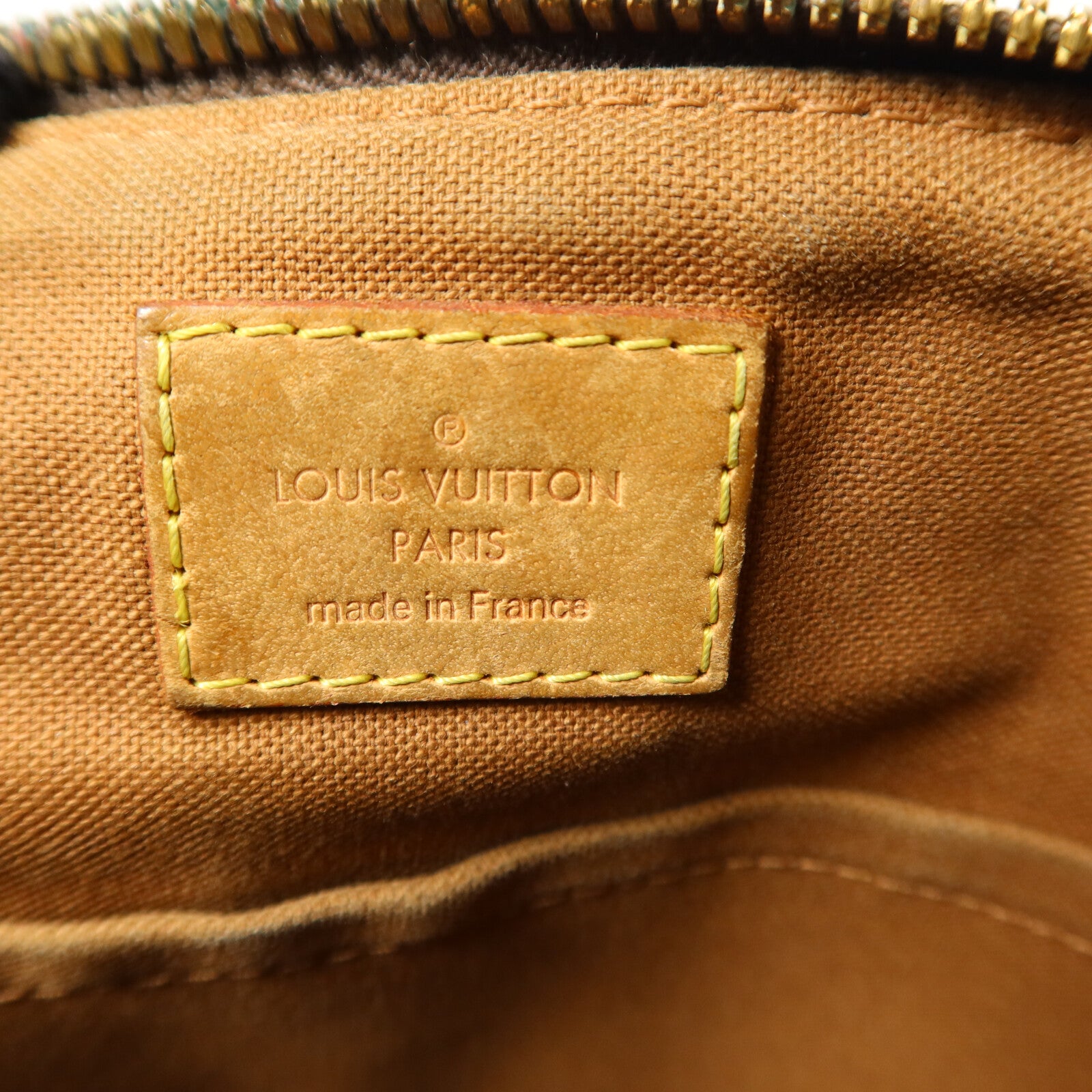LOUIS VUITTON Monogram Palermo PM手挽肩背兩用袋棕色