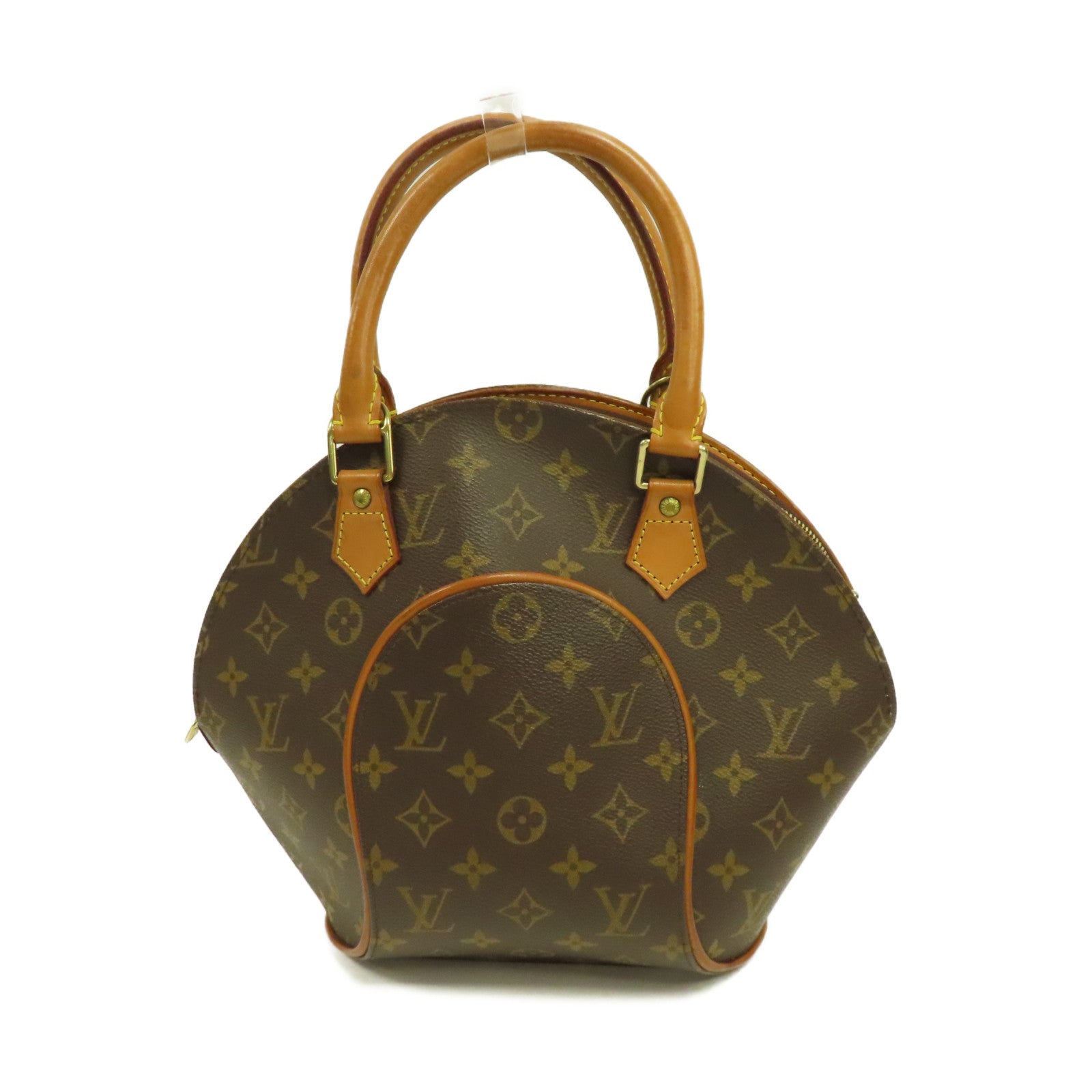 LOUIS VUITTON Monogram Ellipse PM金扣手挽袋啡色