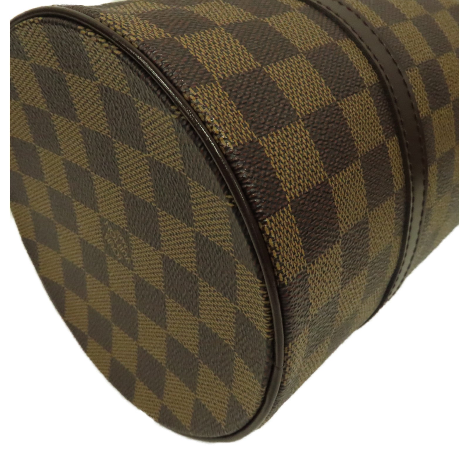 LOUIS VUITTON Damier Papillon GM金扣肩背袋啡色