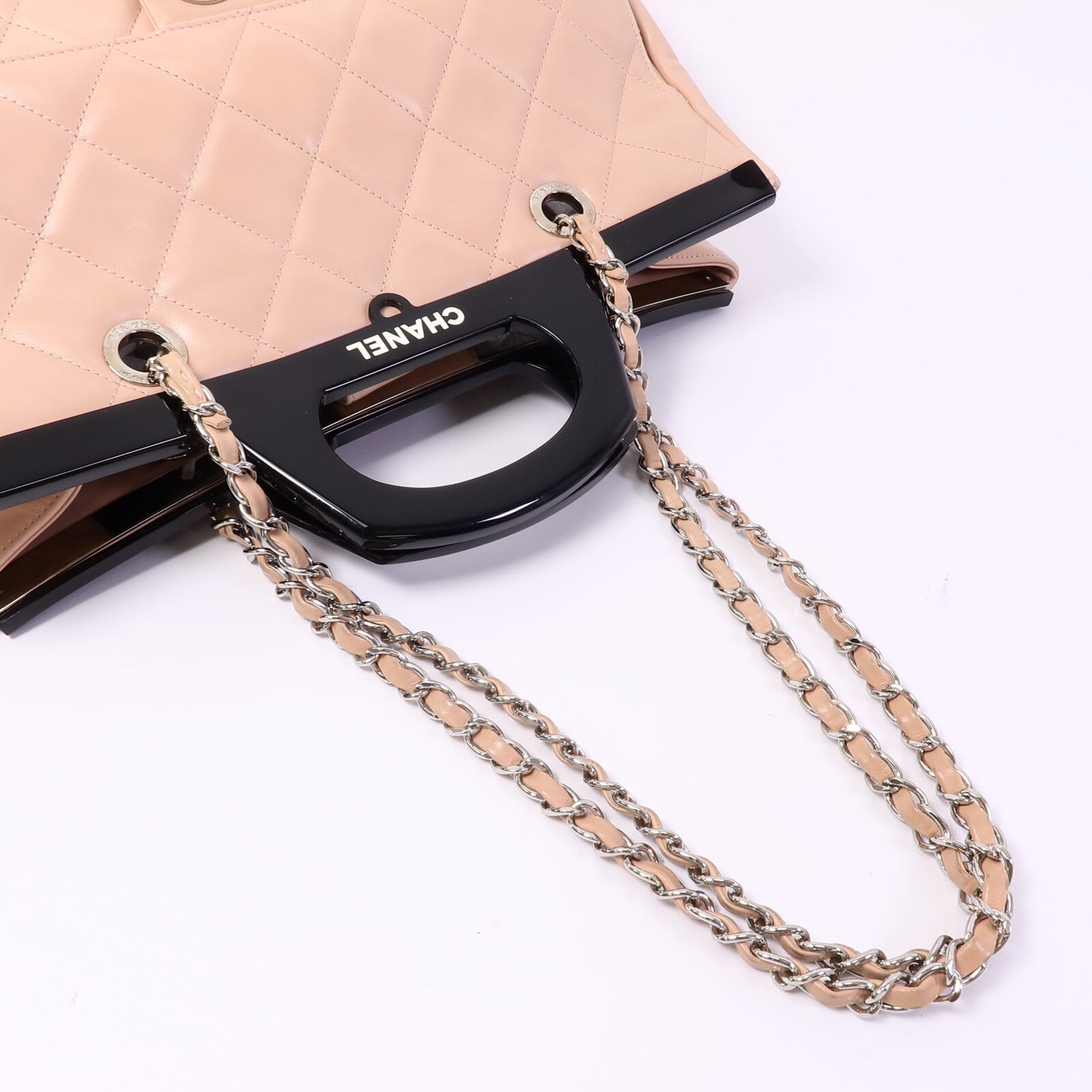 CHANEL 羊皮皮革Chain Shoulder Bag鏈帶肩背袋
