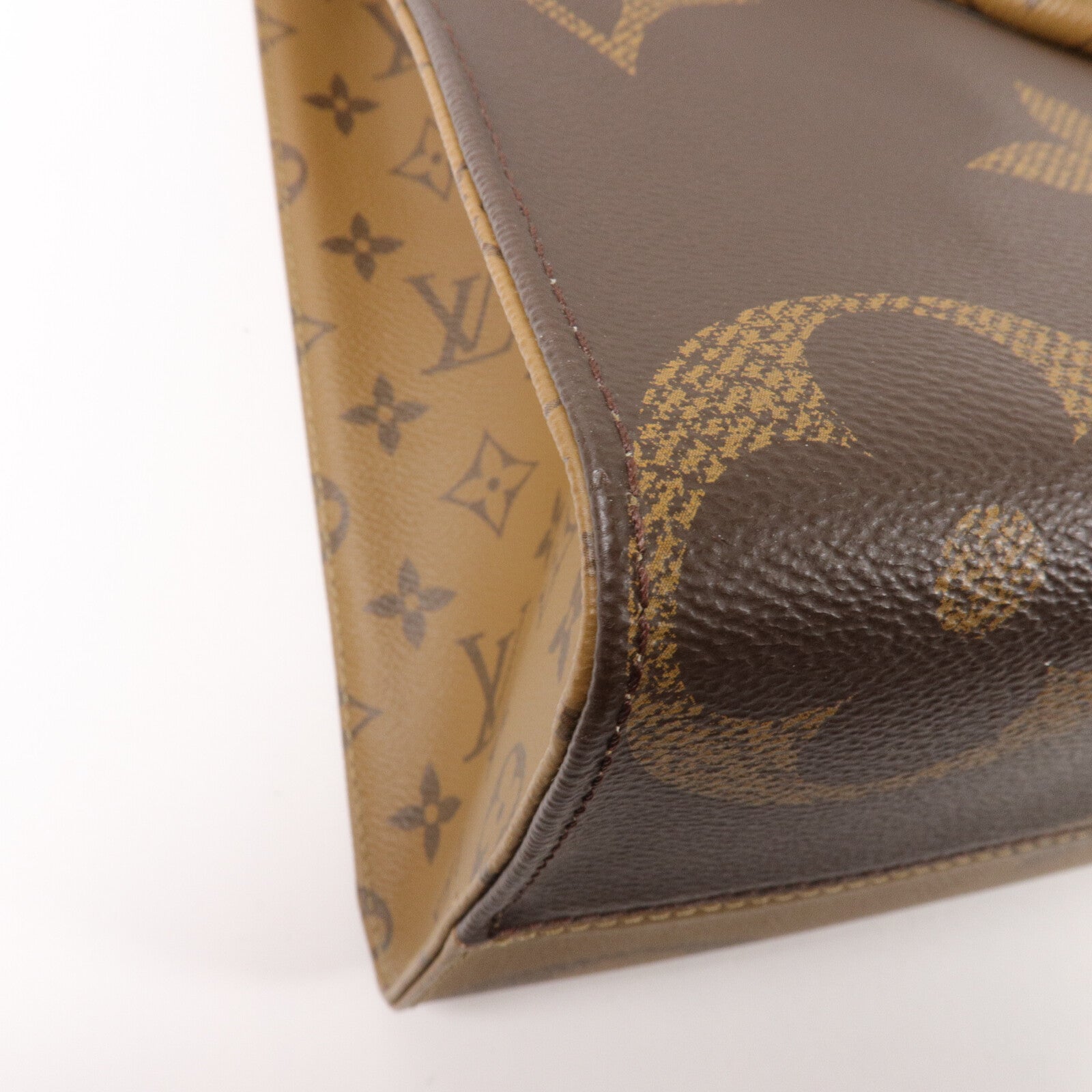 LOUIS VUITTON Monogram Giant On The Go MM手挽肩背兩用袋