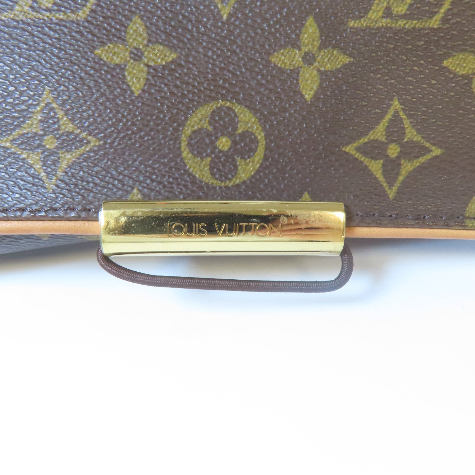 LOUIS VUITTON Monogram Abbeses金扣肩背袋啡色