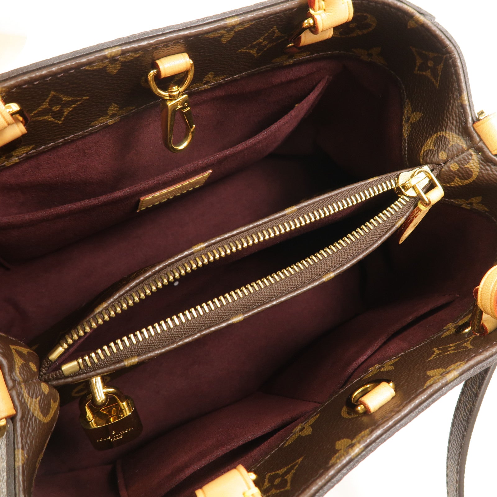 LOUIS VUITTON Monogram Montaigne BB手挽肩背兩用袋