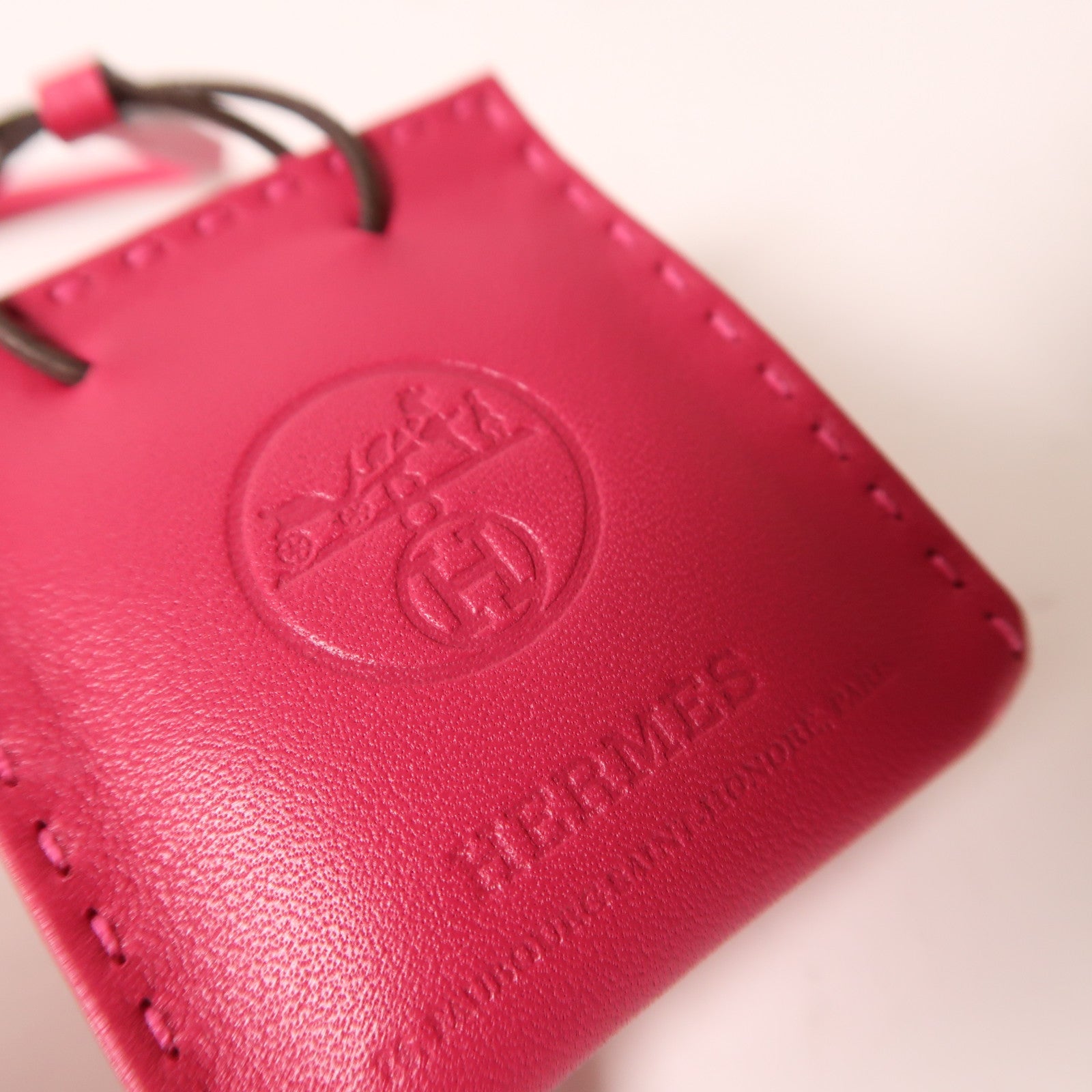 HERMES Swift皮革Charm掛飾
