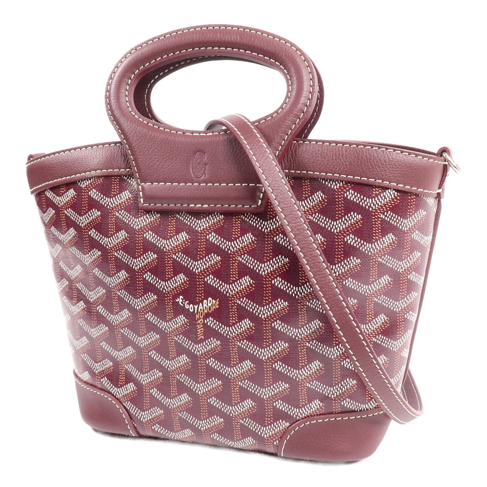 GOYARD 塗層帆布Beluga Mini手挽肩背兩用袋