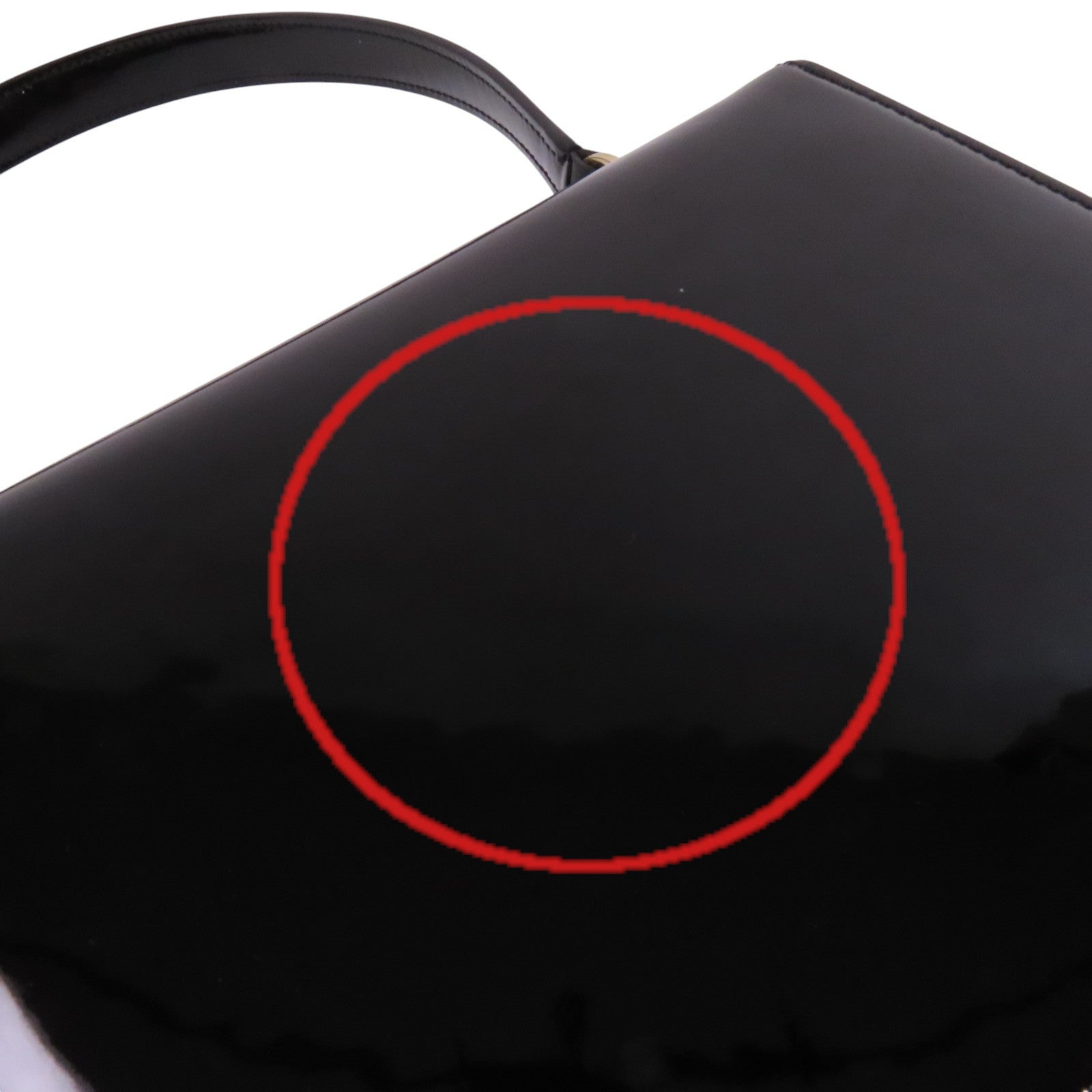 CELINE 【激減優惠】漆皮皮革Teen Garance金扣肩背袋