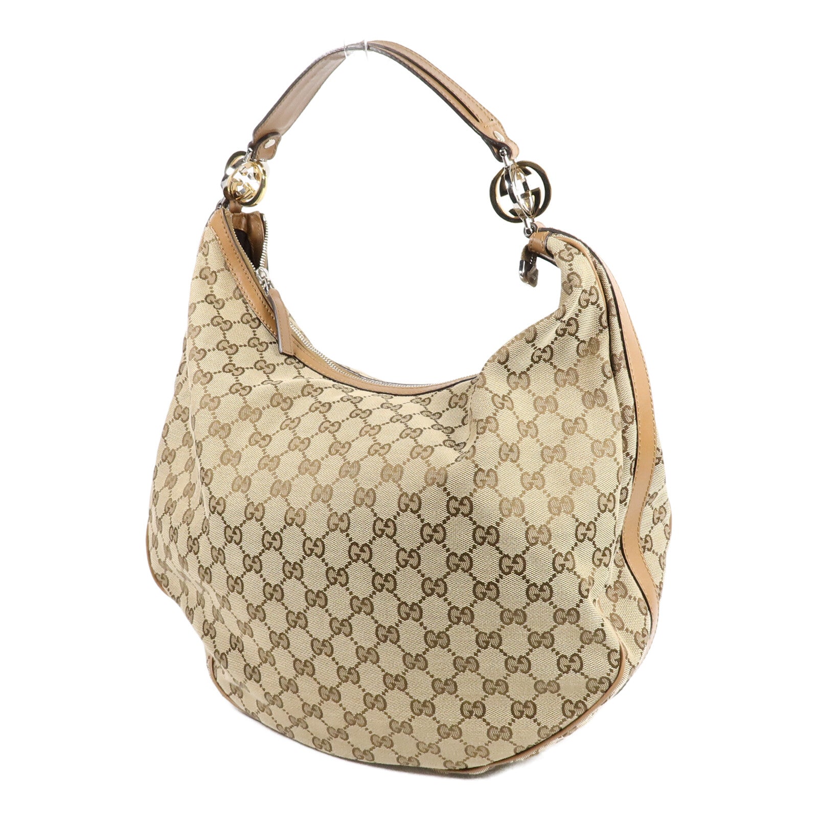 GUCCI 帆布Hobo肩背袋