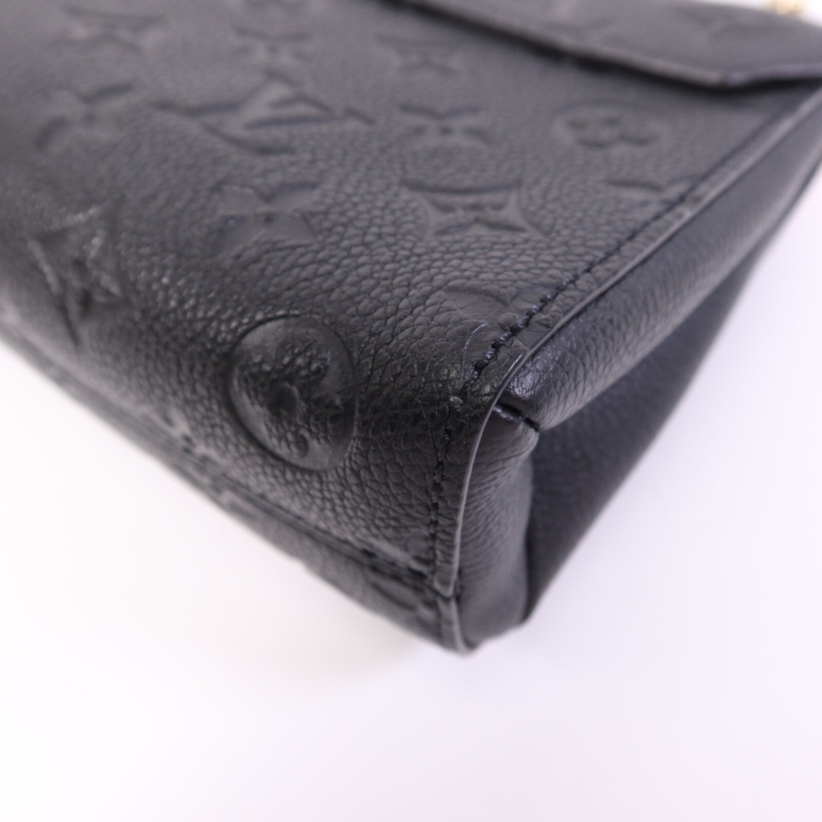 LOUIS VUITTON Monogram Empreinte Vavin BB金扣鏈帶肩背袋