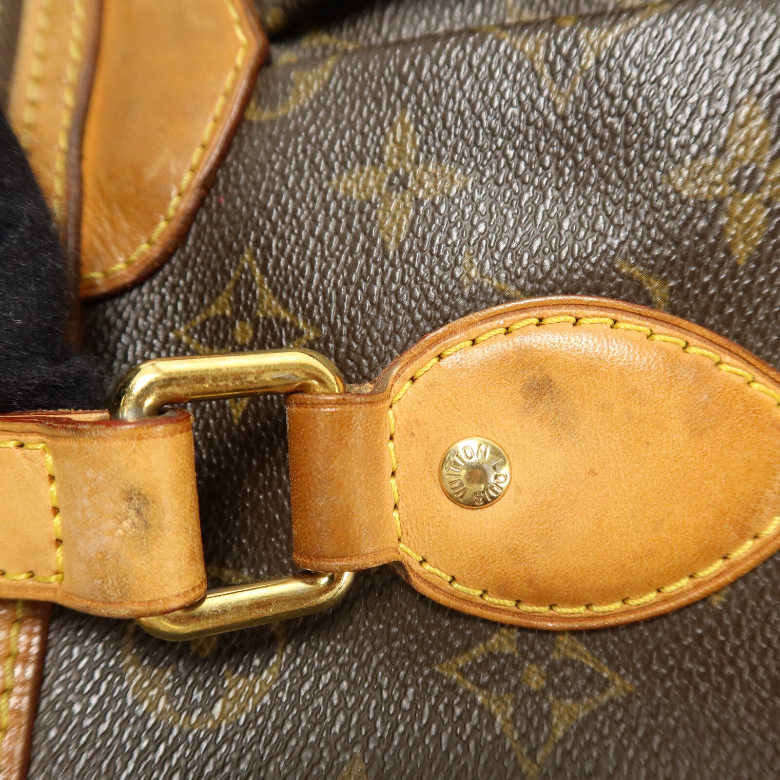 LOUIS VUITTON Monogram Palermo PM手挽肩背兩用袋棕色