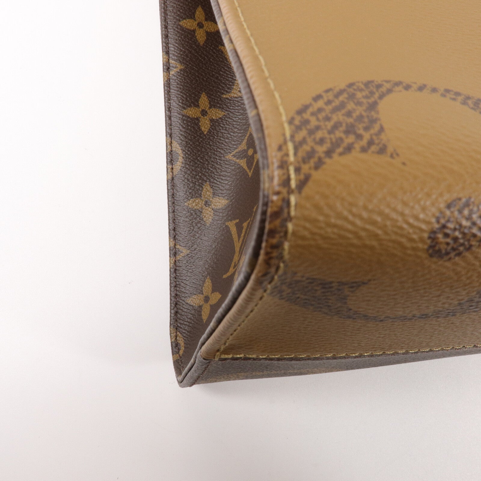 LOUIS VUITTON Monogram Giant On The Go MM手挽肩背兩用袋