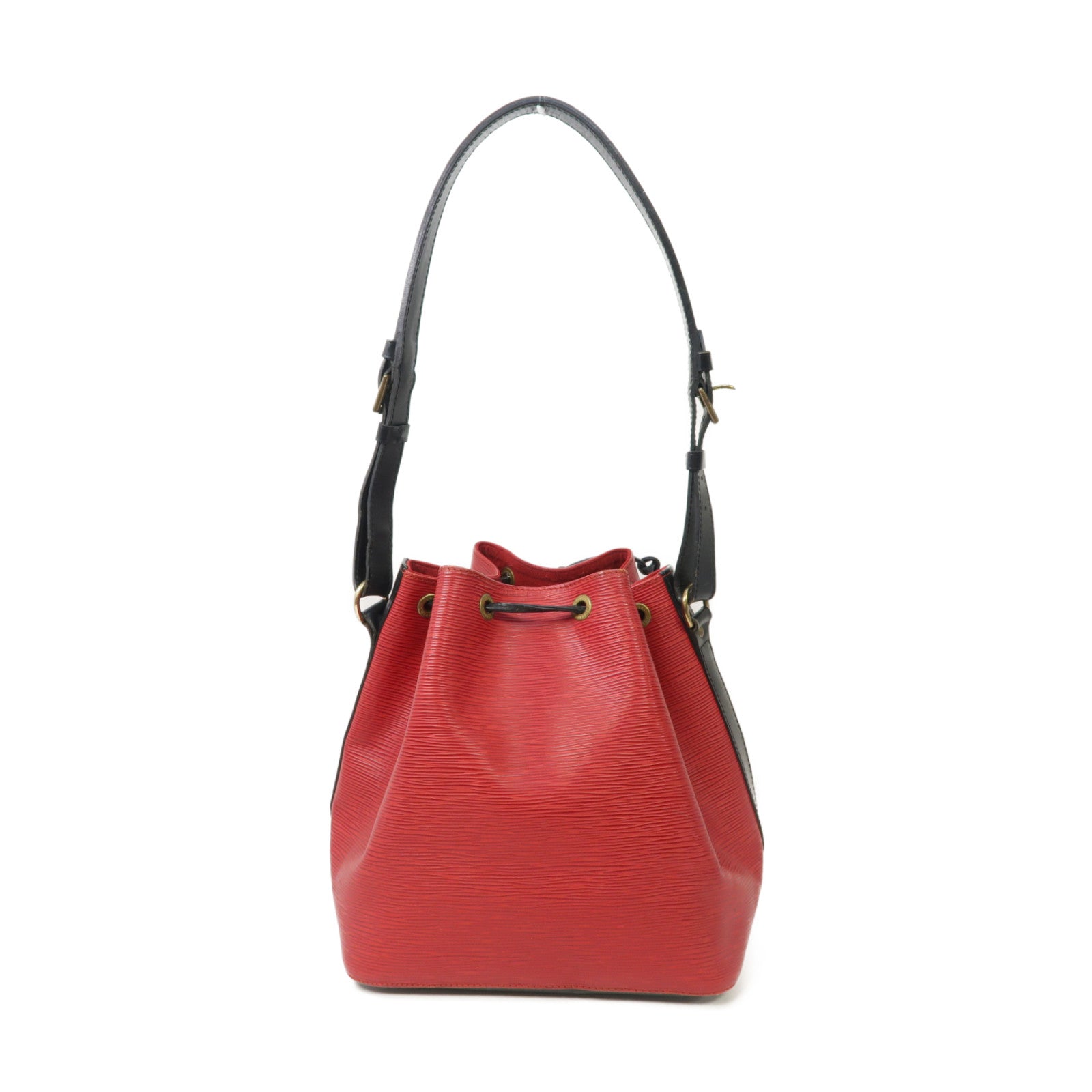 LOUIS VUITTON 【激減優惠】Epi Petit Noé金扣肩背袋紅色
