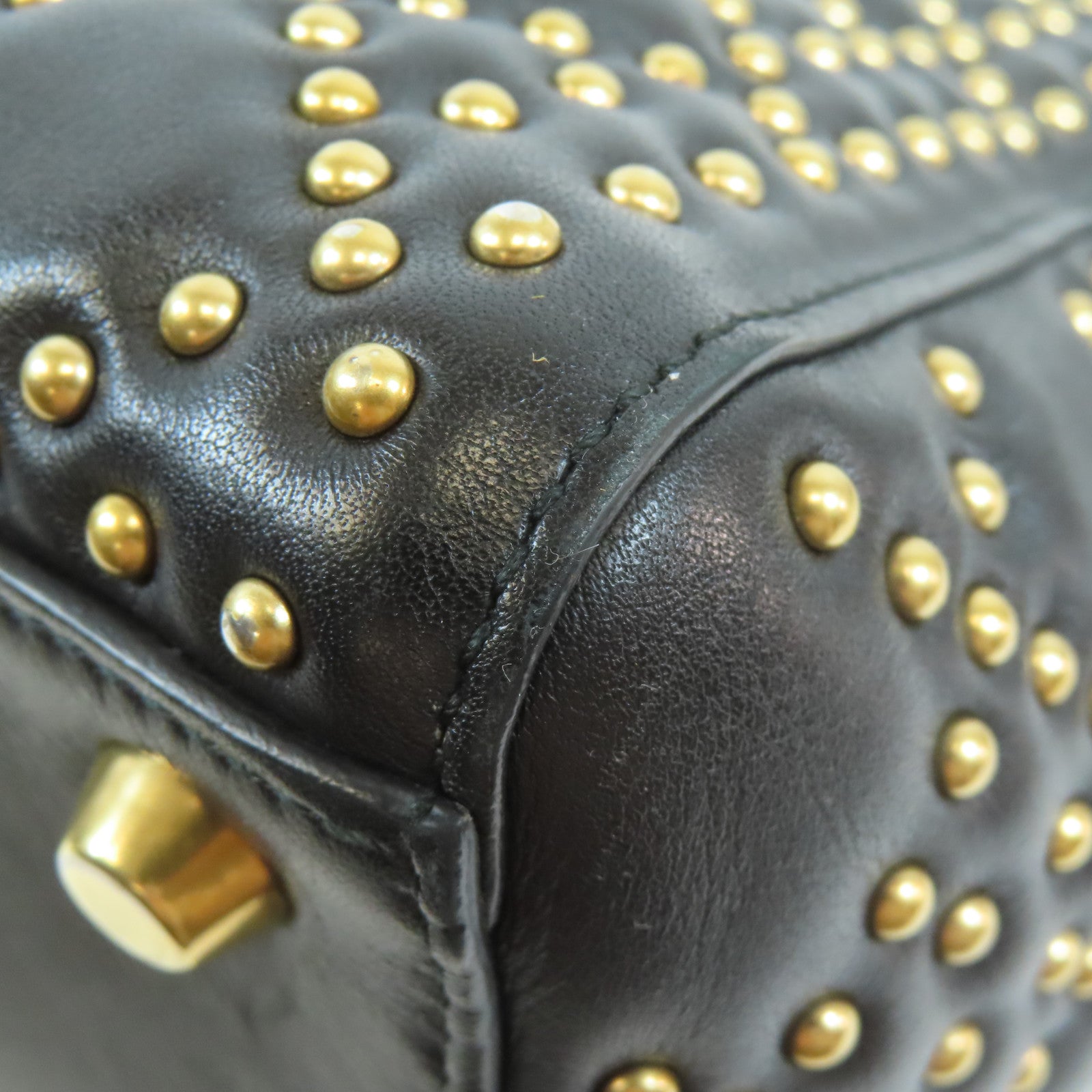 Dior 羊皮皮革Lady Dior金扣手挽肩背兩用袋