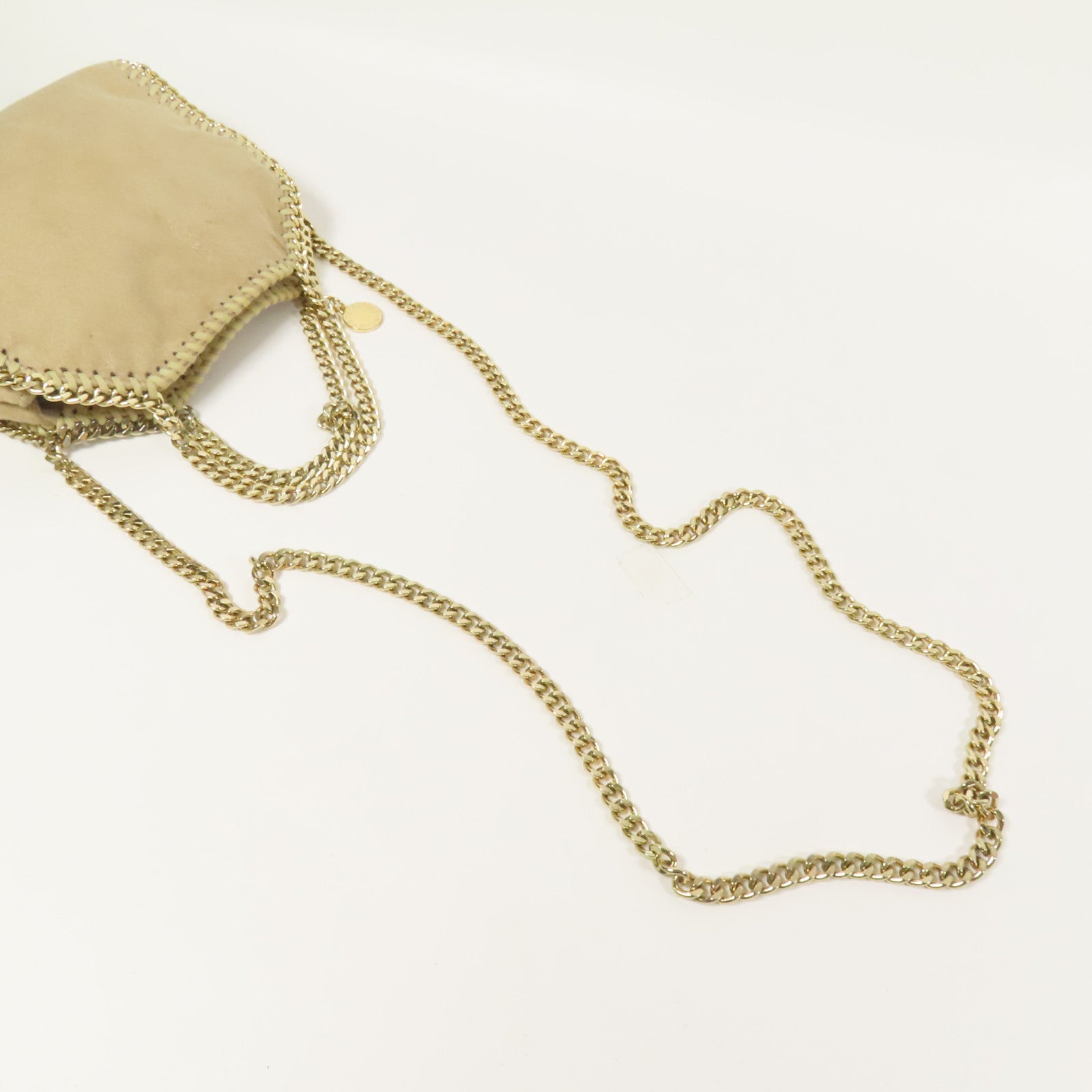 SELECTION 聚酯纖維Chain Bag金扣鏈帶手挽肩背兩用袋