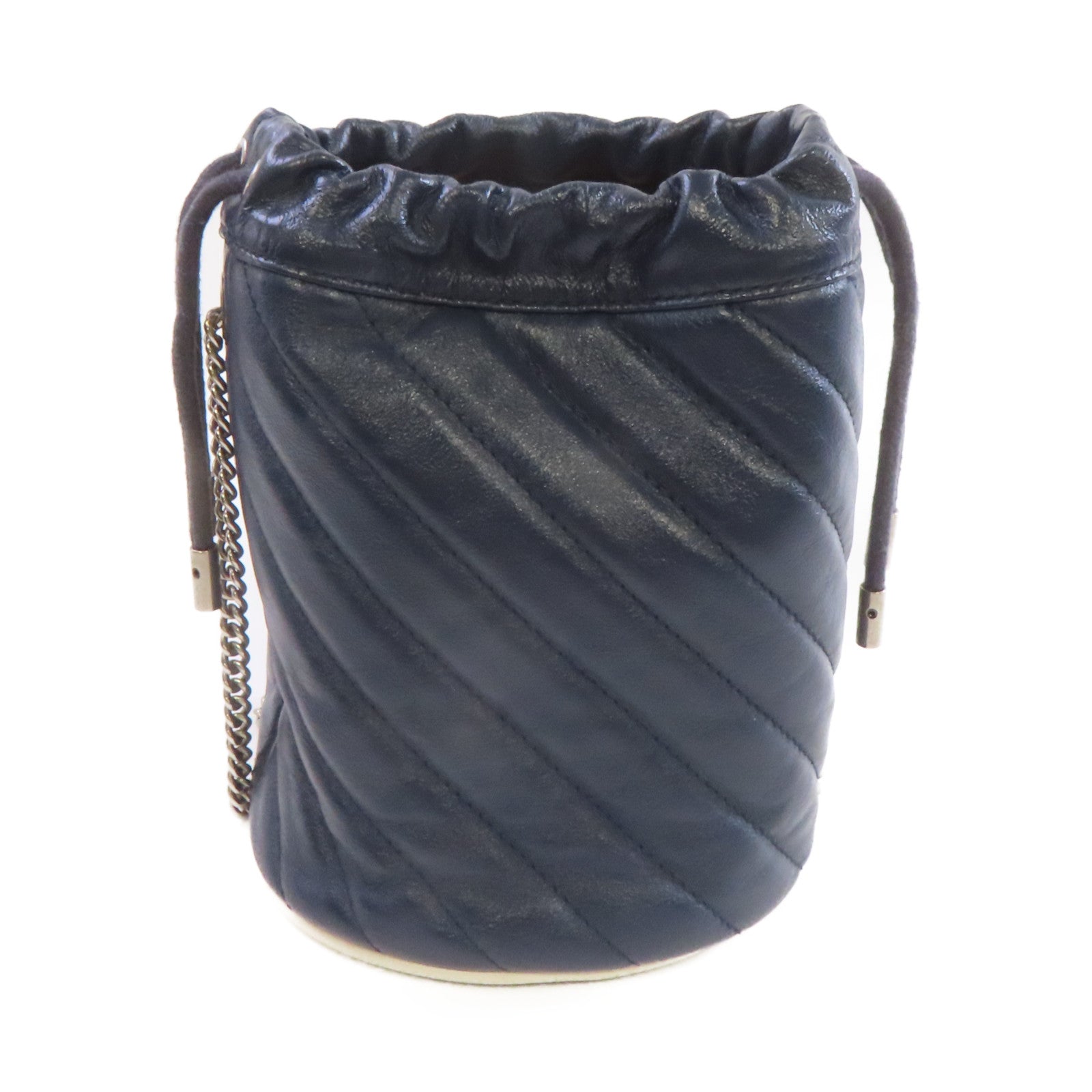 GUCCI 【激減優惠】牛皮皮革GG Marmont Chain Shoulder Bag鏈帶肩背袋藍色