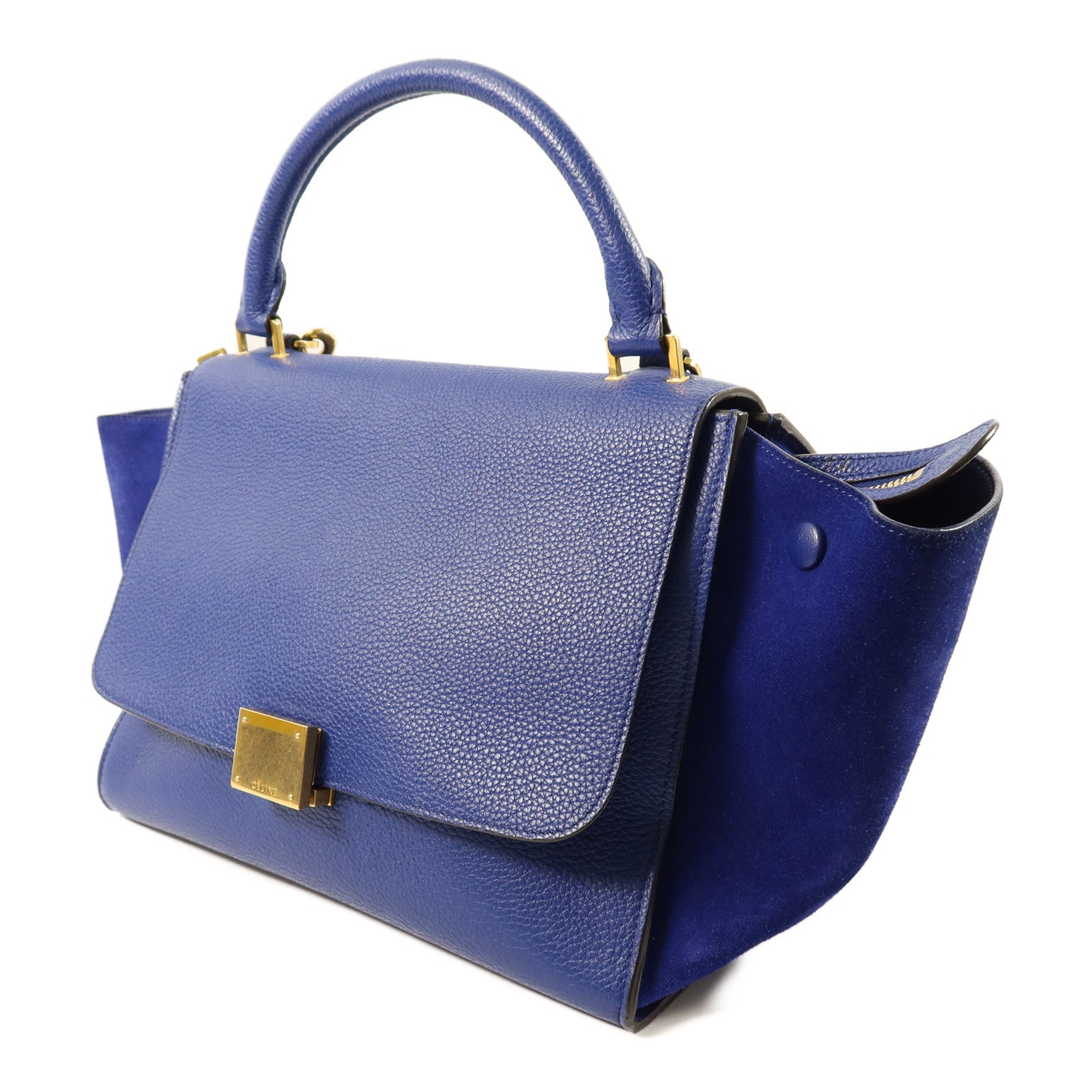 CELINE 牛皮皮革Trapeze金扣手挽肩背兩用袋