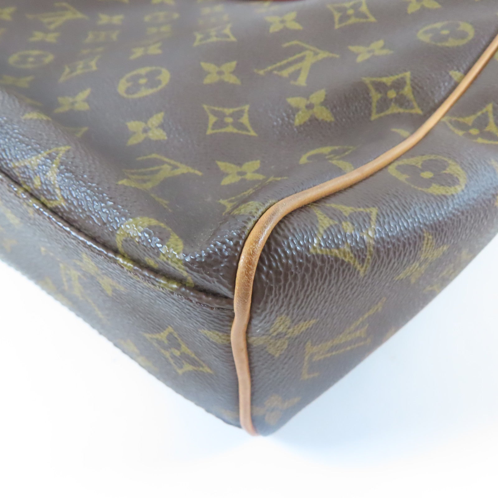 LOUIS VUITTON Monogram Abbeses金扣肩背袋啡色