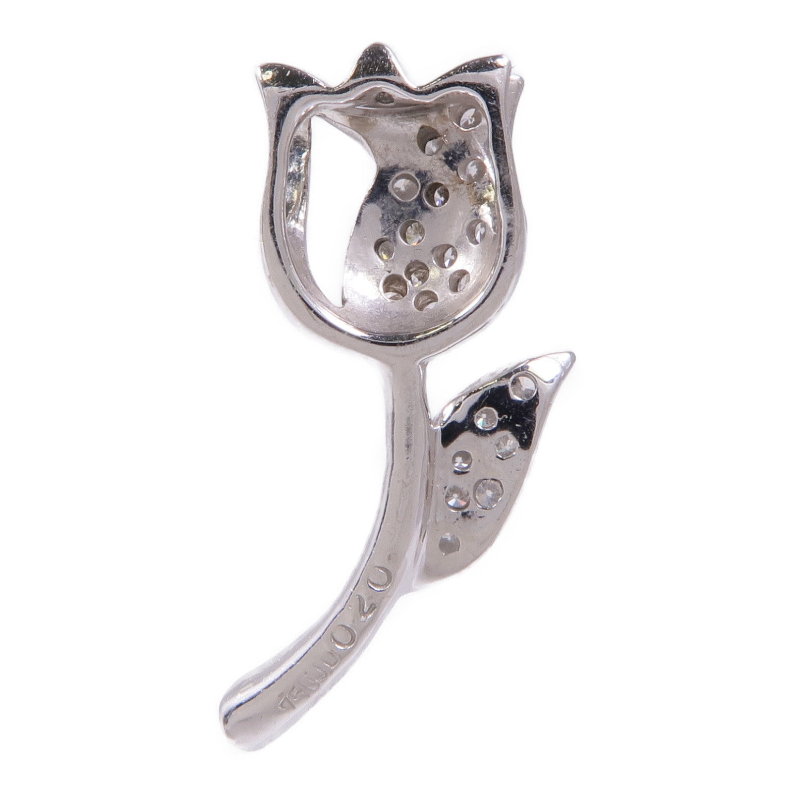 JEWELRY 18K白金Diamond Pendant Top鑽石吊墜