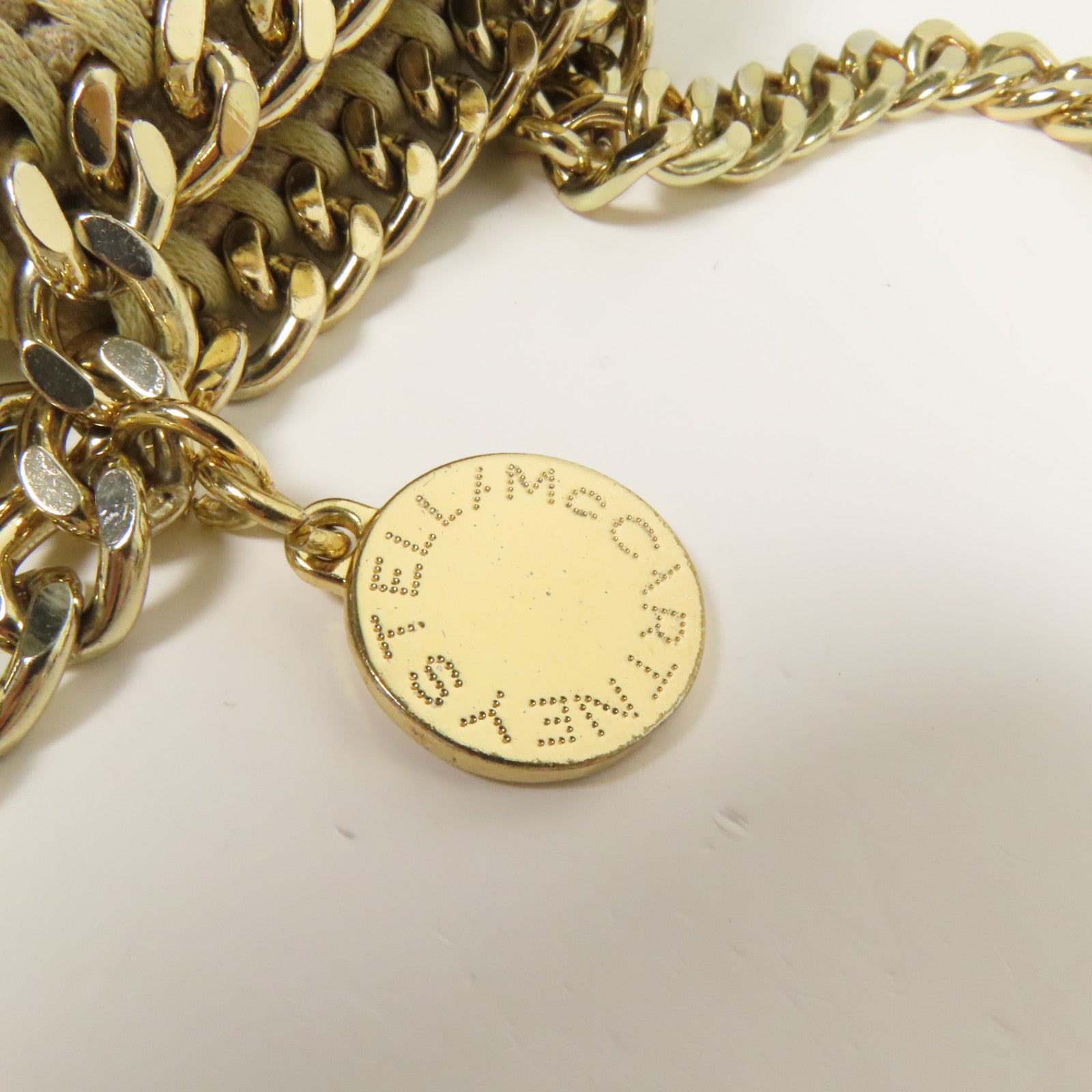 SELECTION 聚酯纖維Chain Bag金扣鏈帶手挽肩背兩用袋