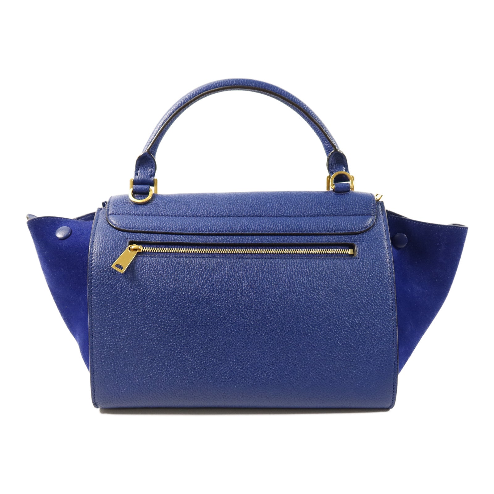 CELINE 牛皮皮革Trapeze金扣手挽肩背兩用袋