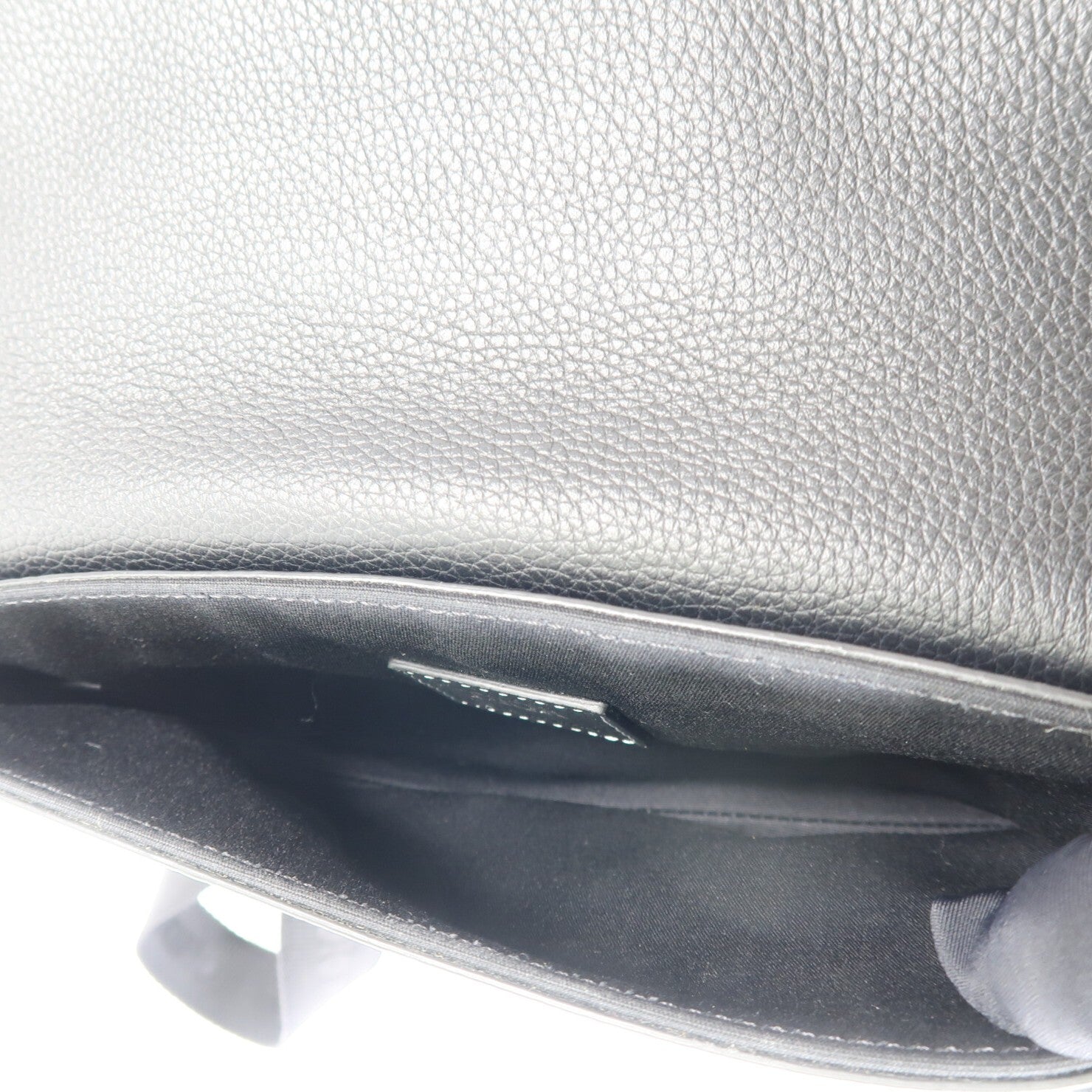 Dior 牛皮皮革Saddle銀扣肩背袋