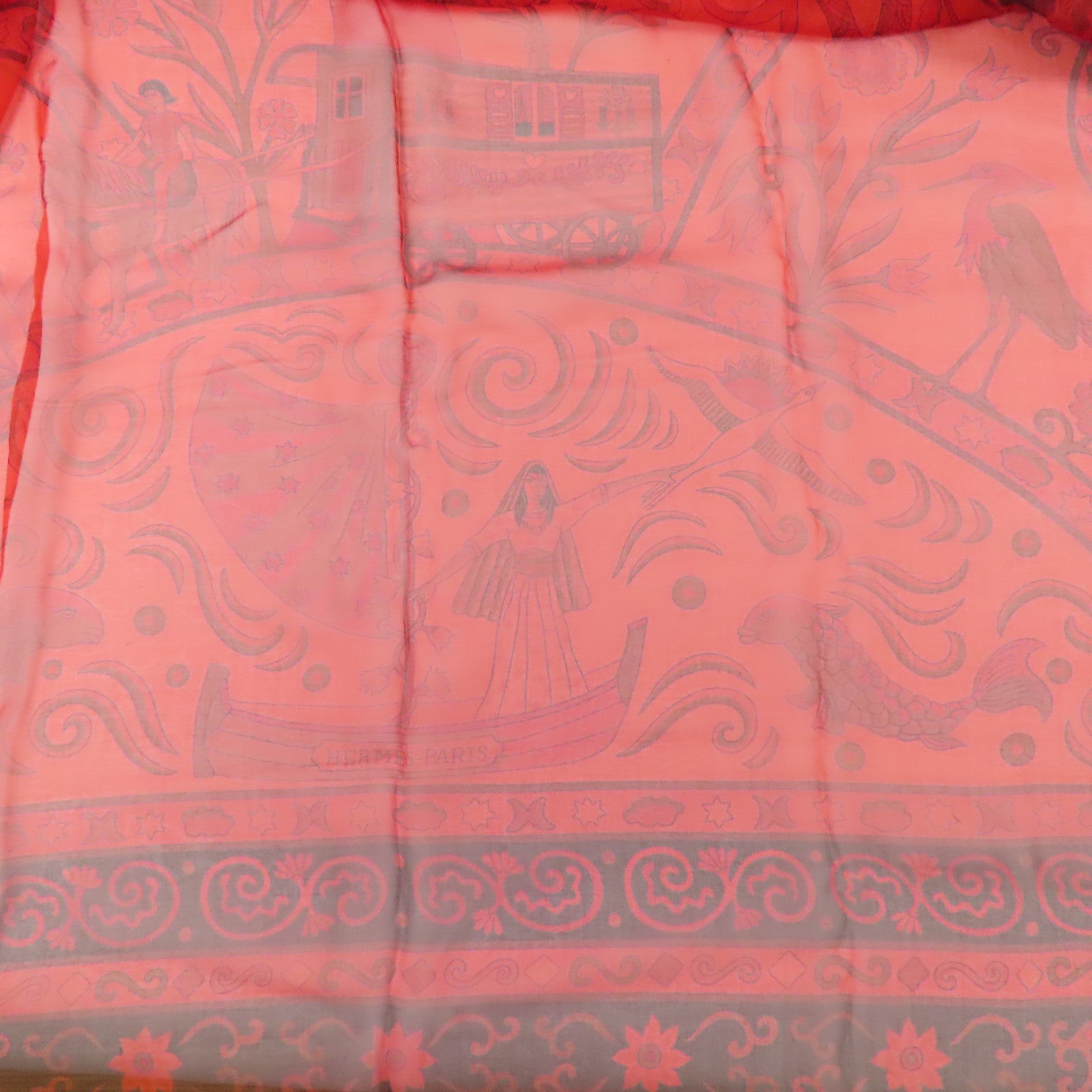 HERMES 絲質Scarf絲巾