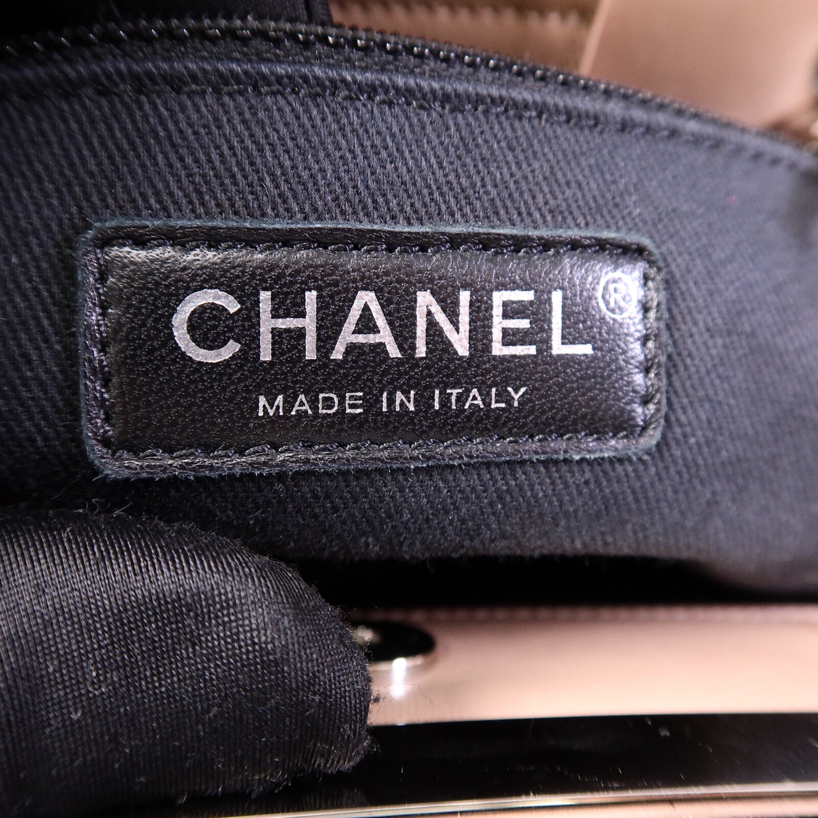 CHANEL 羊皮皮革Chain Shoulder Bag鏈帶肩背袋