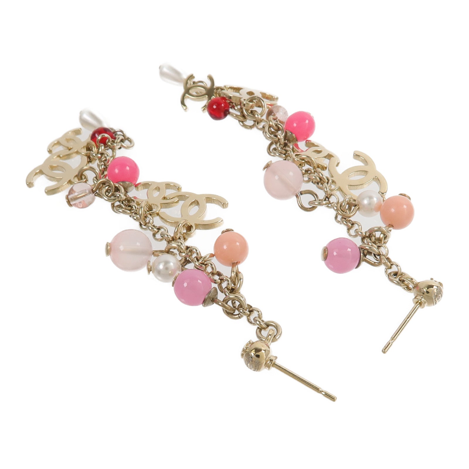 CHANEL 金屬CC Dangle Earrings耳環