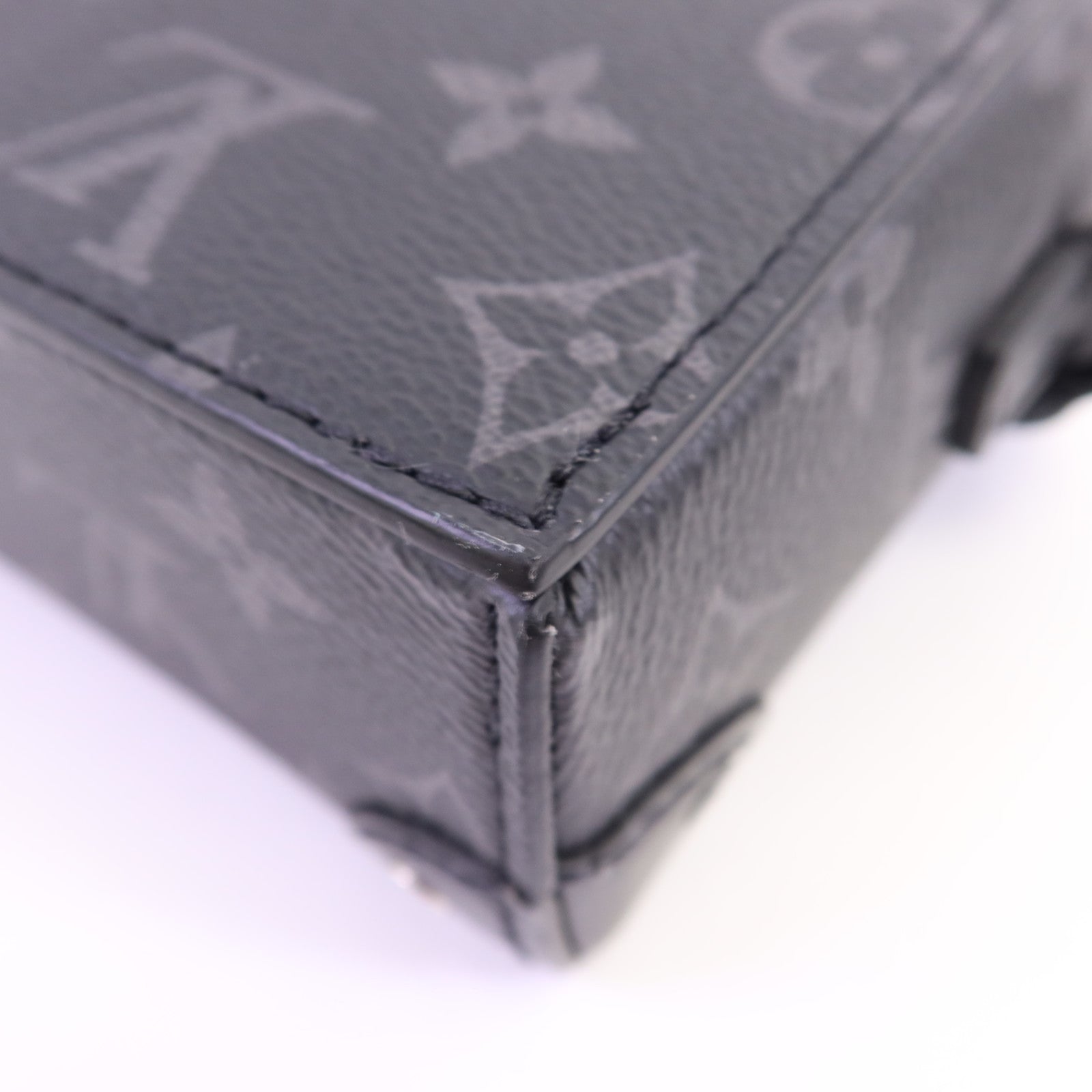 LOUIS VUITTON Monogram Eclipse Steamer Wearable Wallet肩背袋